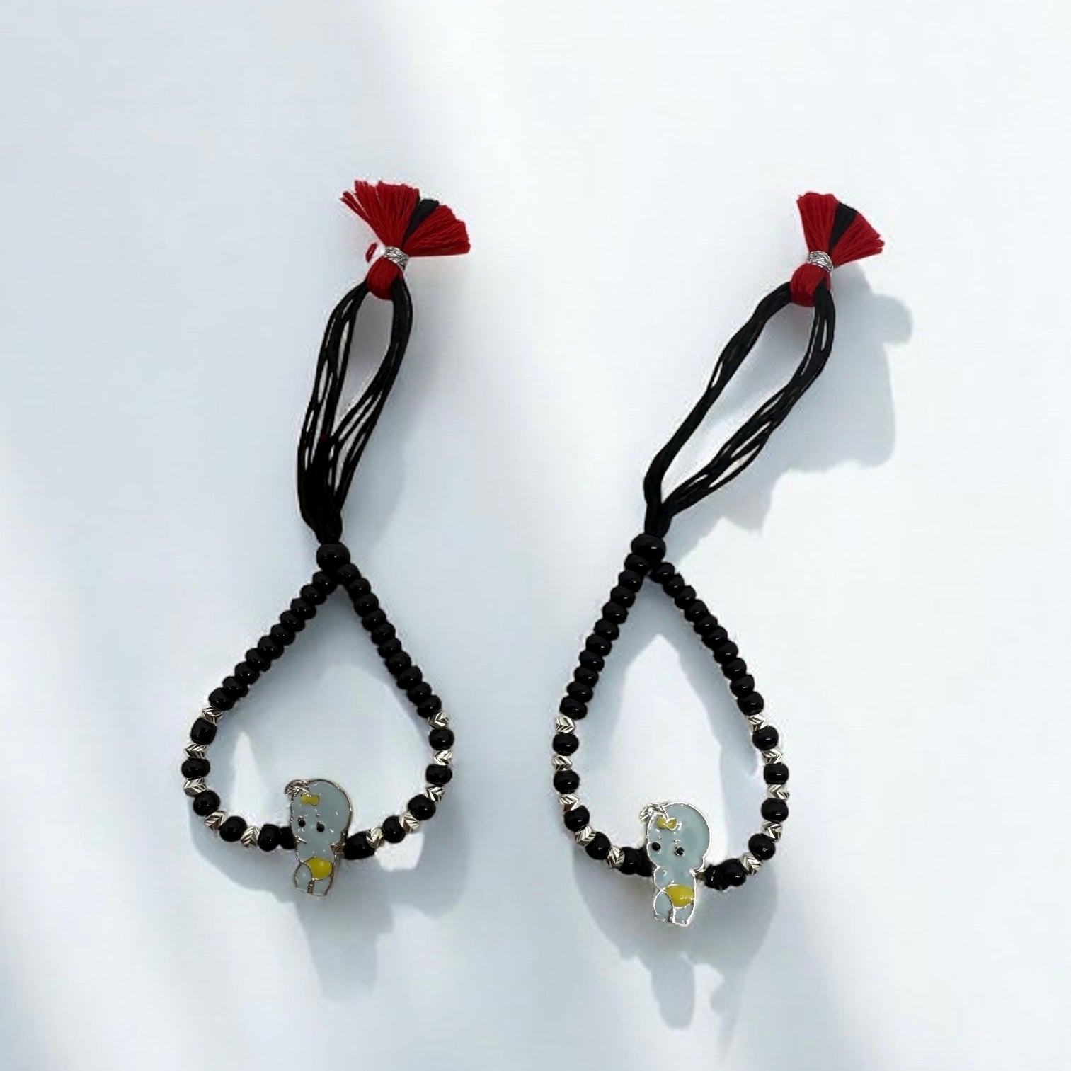 Kids Cartoon Thread Nazariya | Adjustable Thread Style | Ideal for New Borns | 925 Sterling Silver