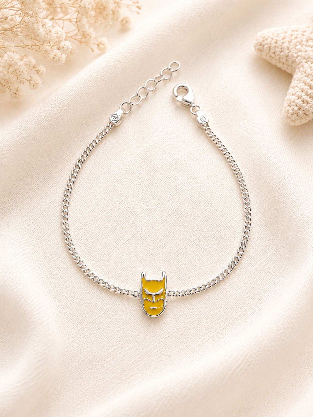 925 STERLING SILVER WOLVERINE CARTOON BRACELET |KID’S BRACELET | KID’S RAKHI