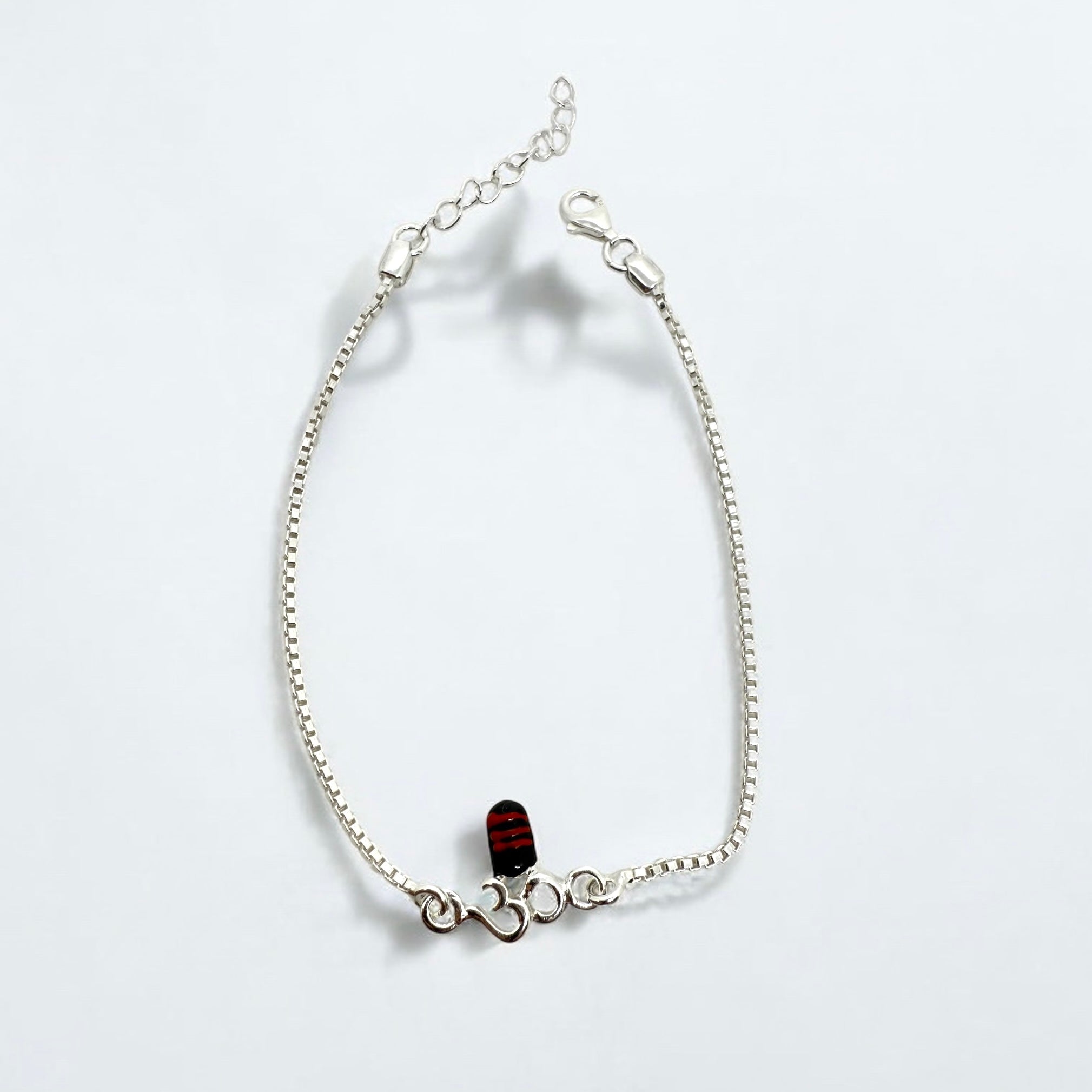 925 Sterling Silver Rakhi Bracelet | Om