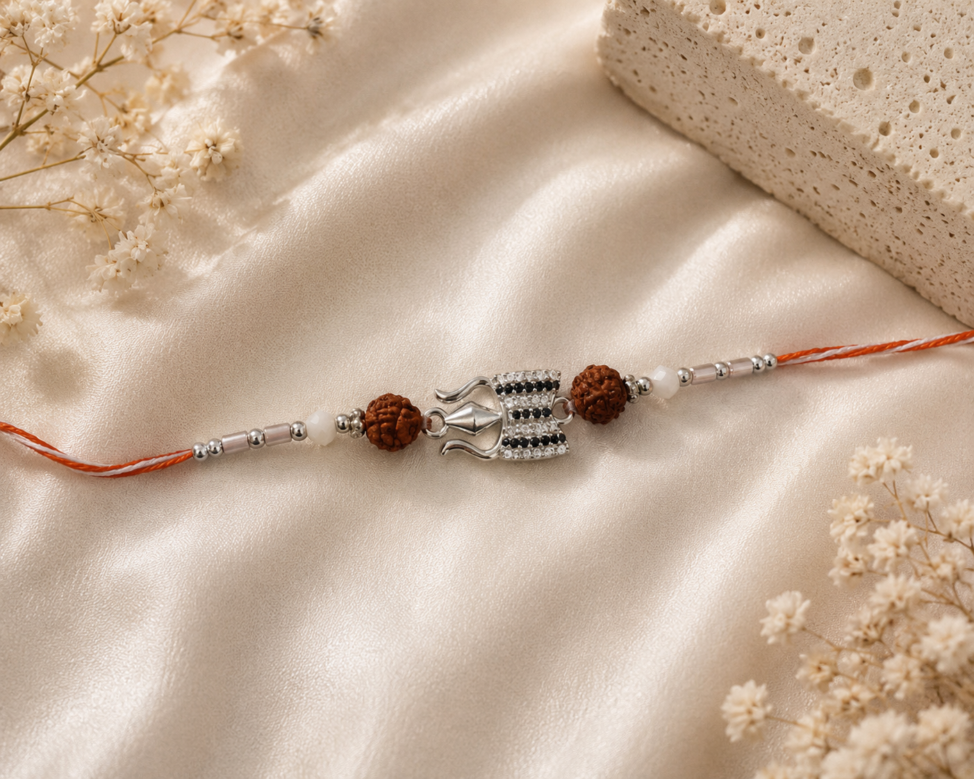 925 Sterling Silver Thread Rakhi