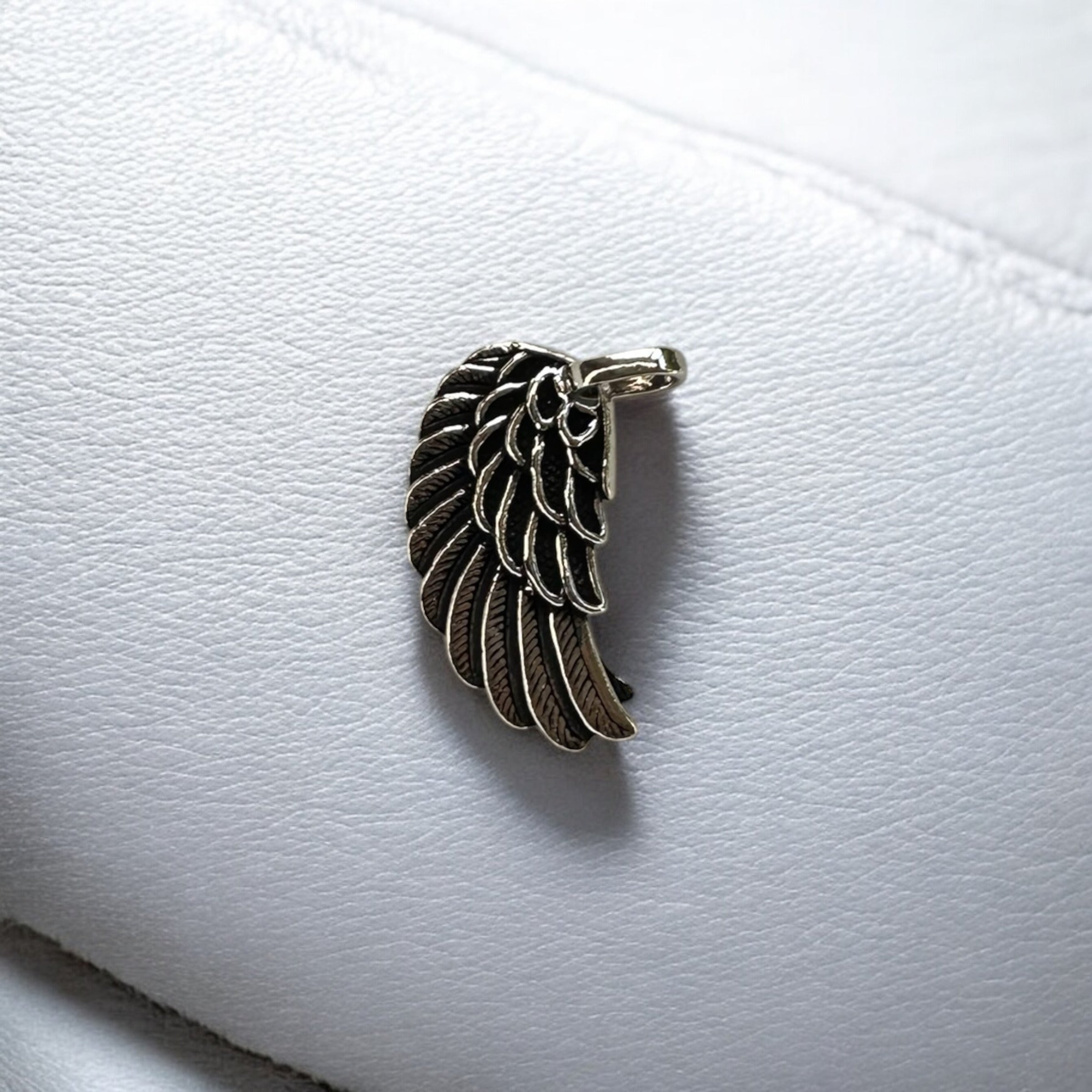 925 Sterling Silver Celestial Wing Pendant