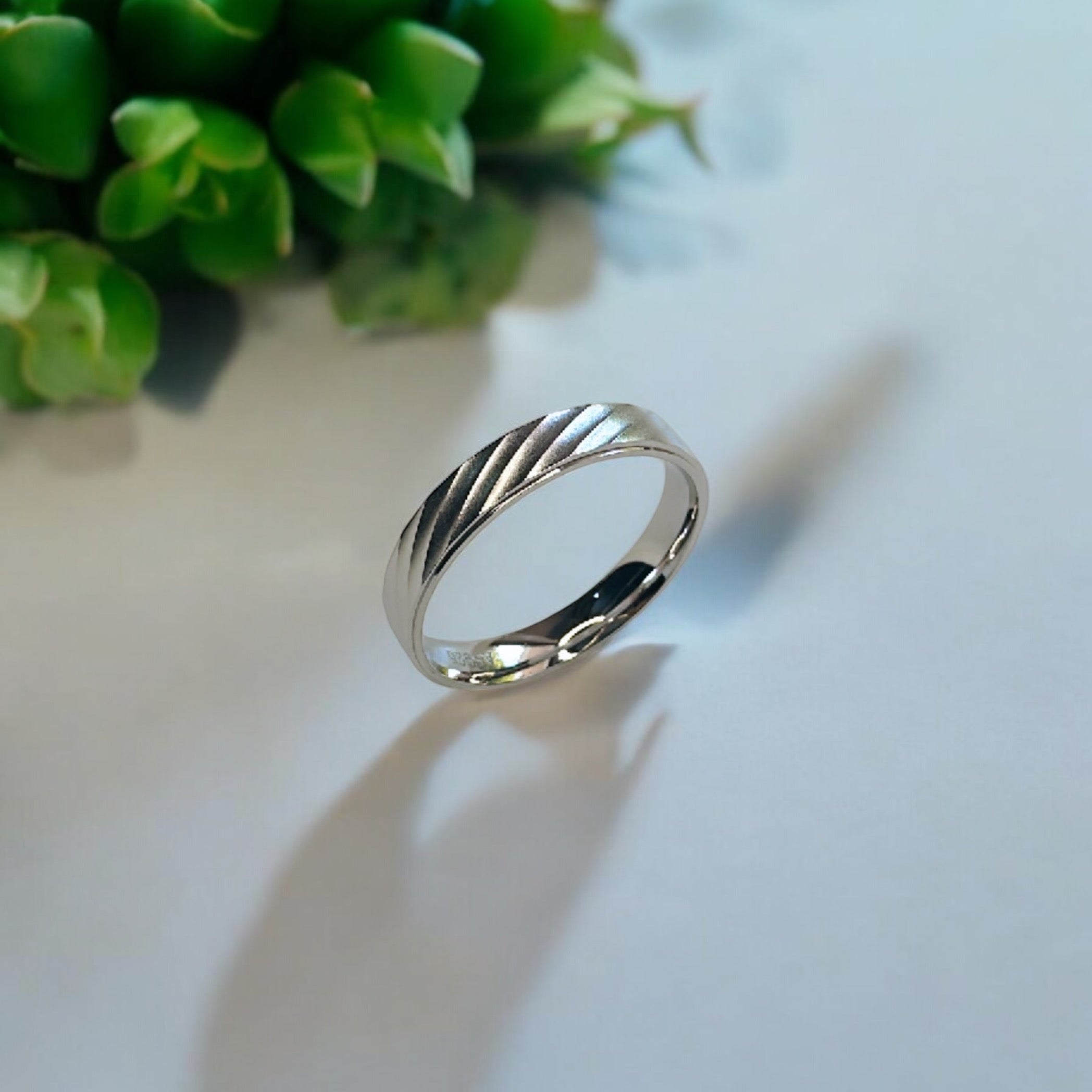 925 Sterling Silver Luxe Loop Ring Band | Thumb Ring | For Men | Unisex