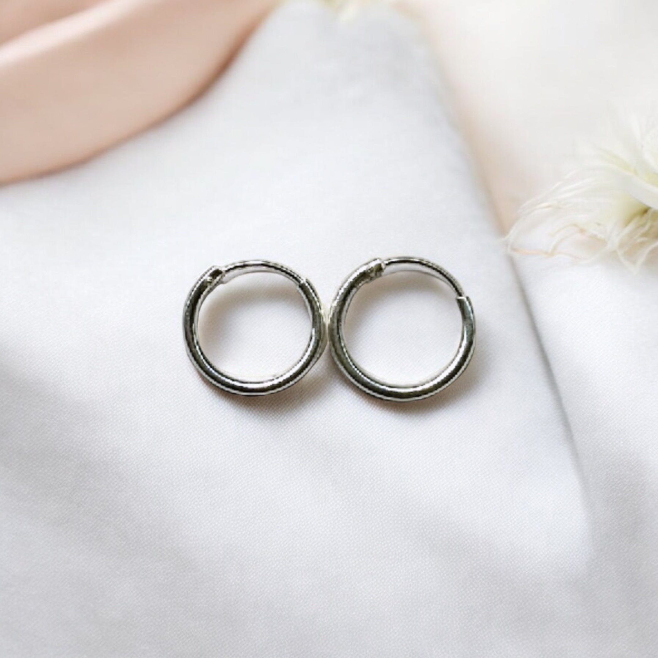 925 Sterling Silver Classic Chic Hoops | Studs