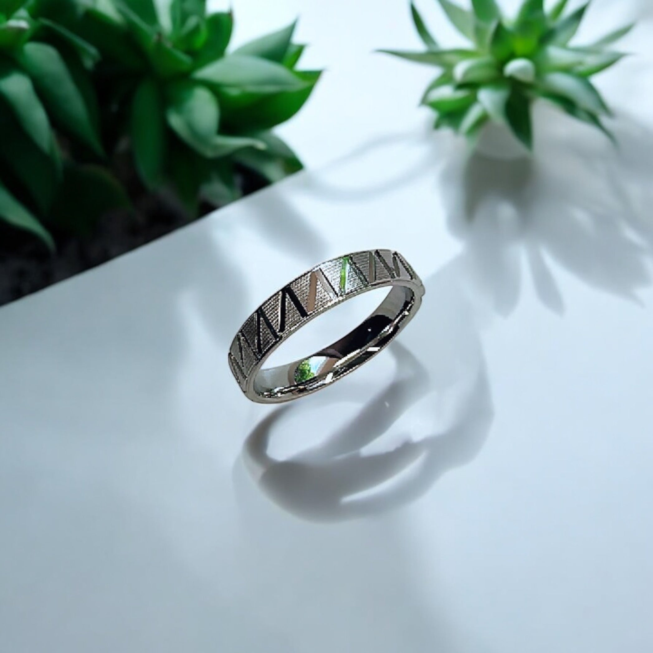 925 Sterling Silver Core Ring Band | Thumb Ring | For Men | UNISEX