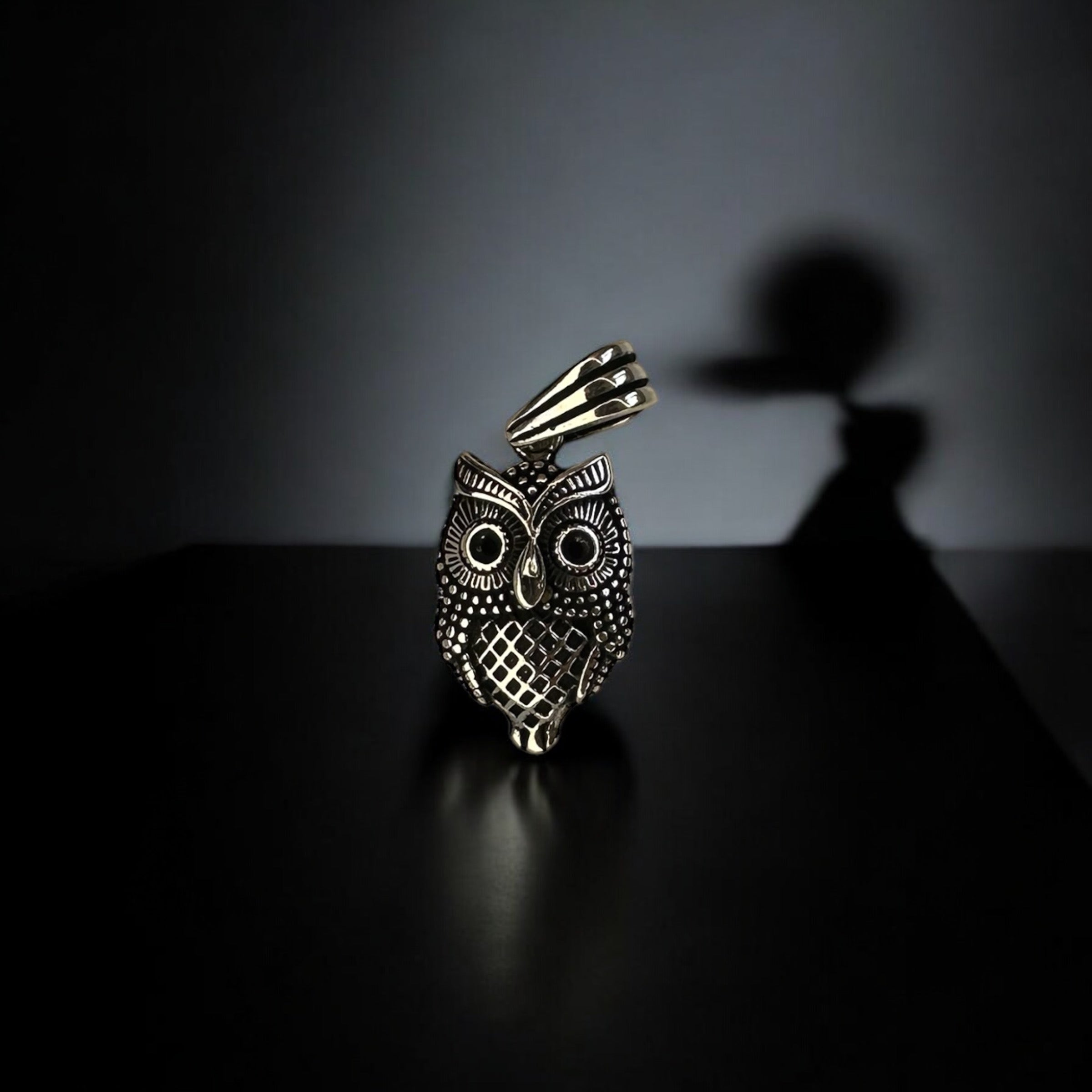 925 Sterling Silver Mystic Owl Pendant