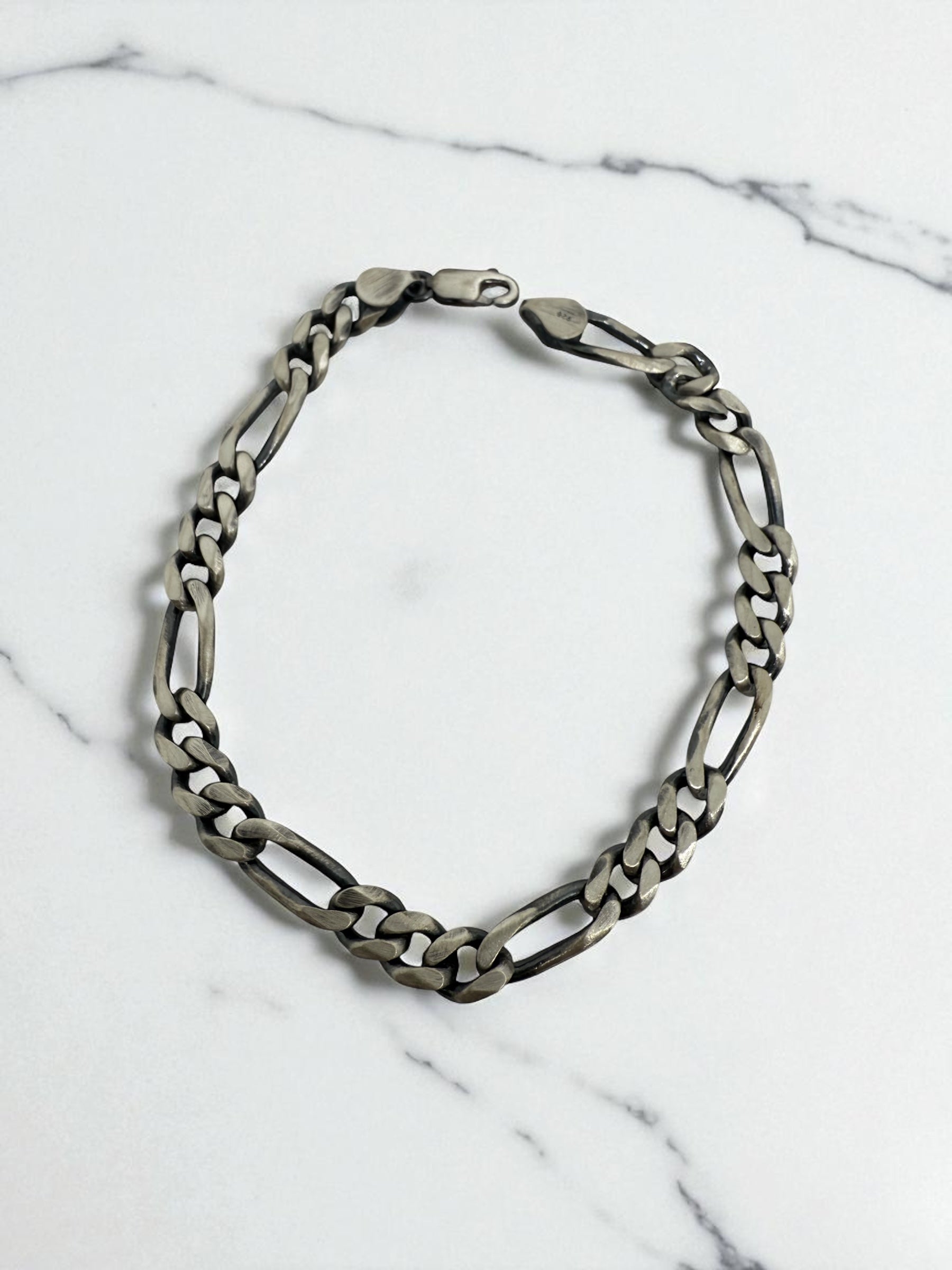 925 Sterling Silver Timeless Oxidised Men’s Bracelet