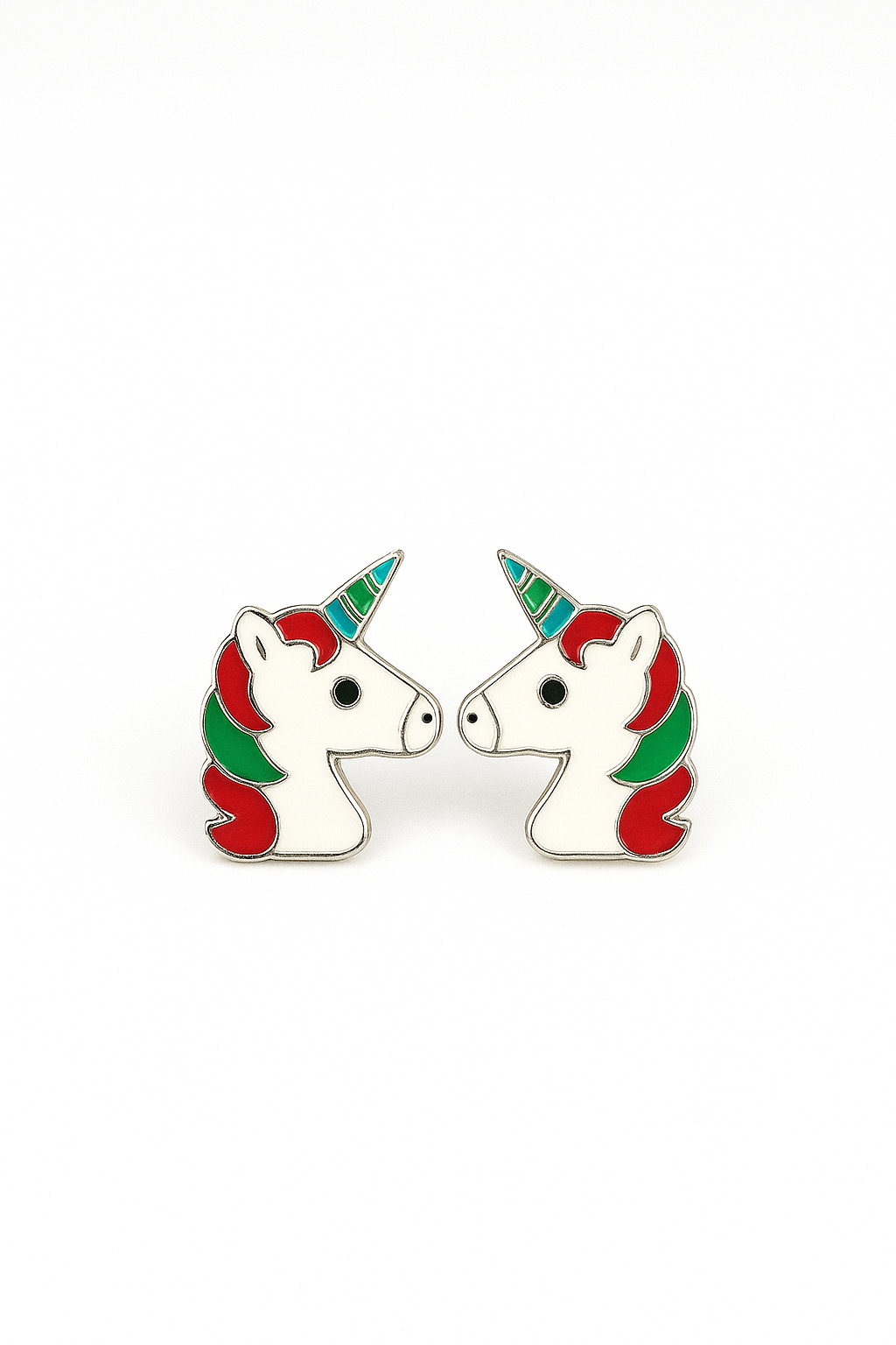925 Sterling Silver Unicorn kid’s Earrings