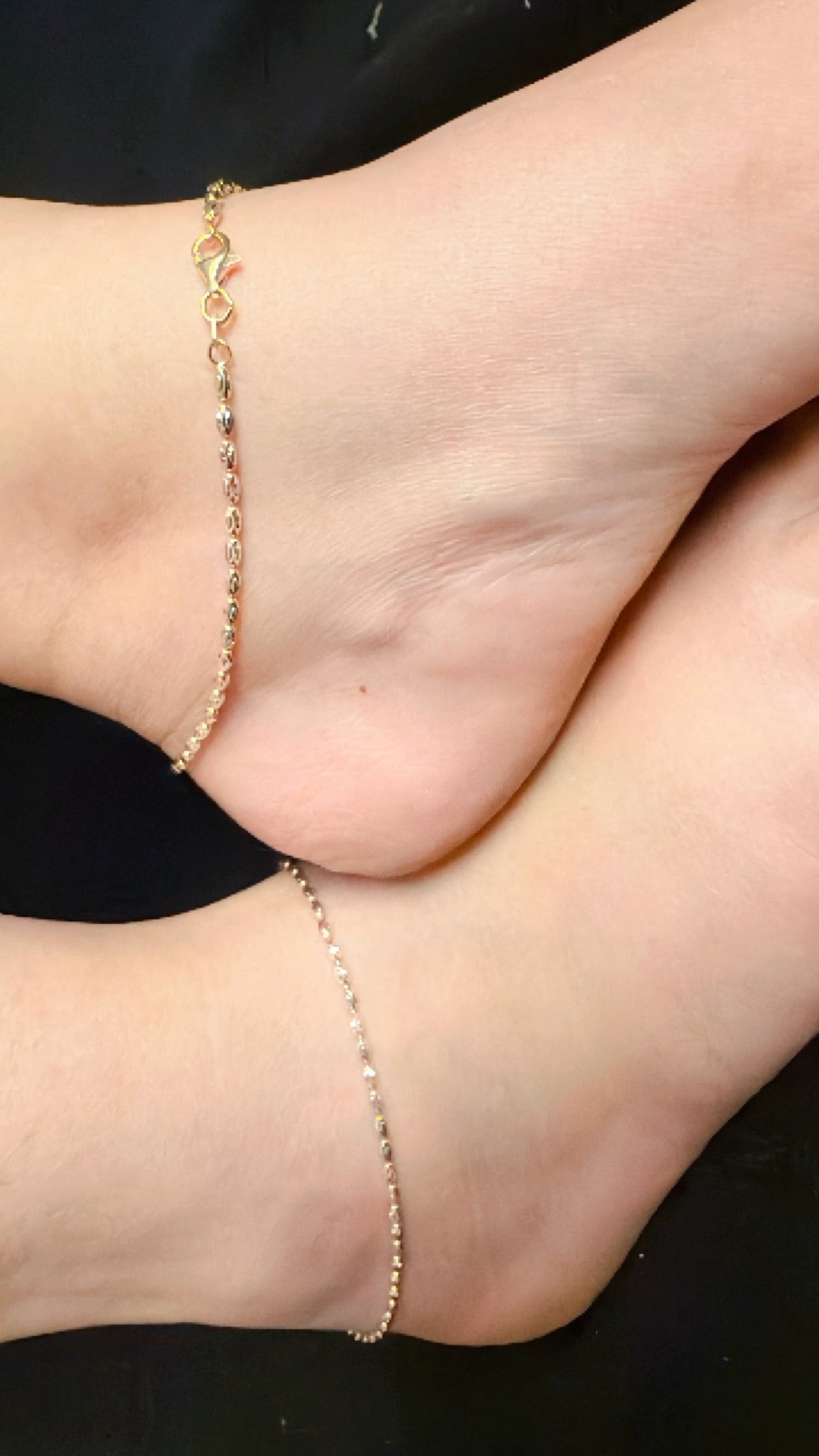 Gold Luxe 925 Sterling Silver Anklets