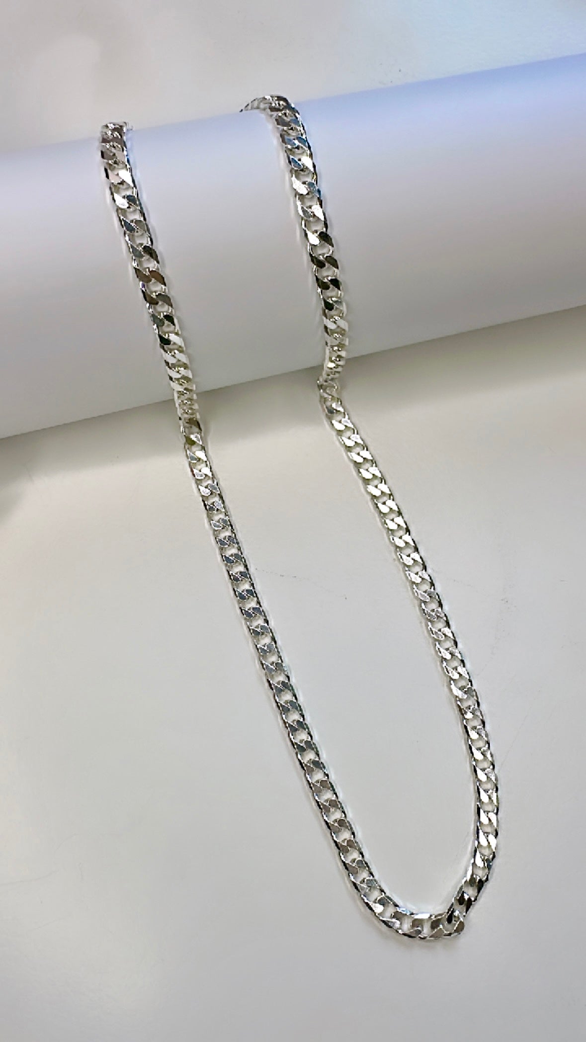 925 STERLING SILVER CURB MEN’S CHAIN