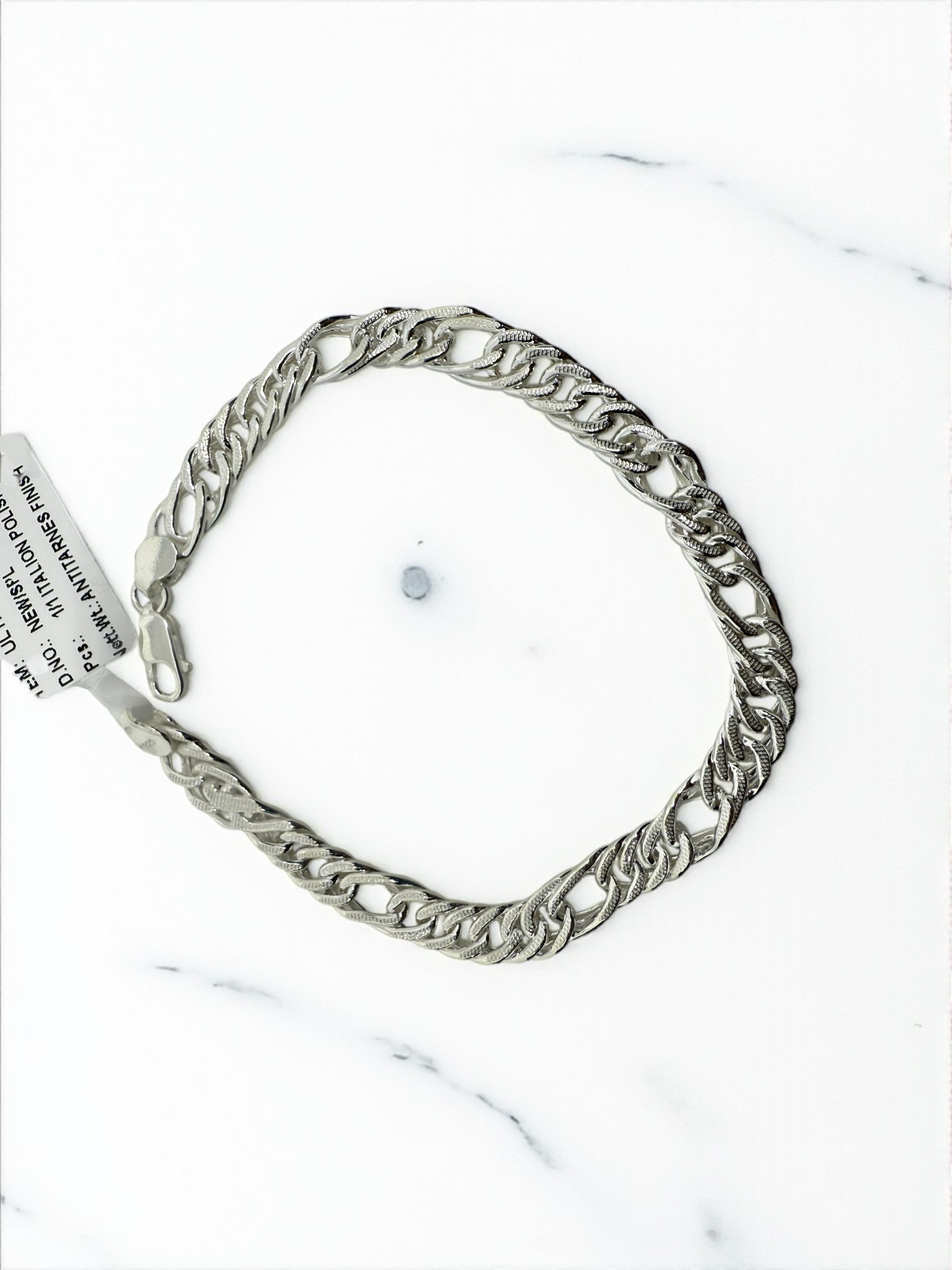 925 Sterling Silver Link Men’s Bracelet