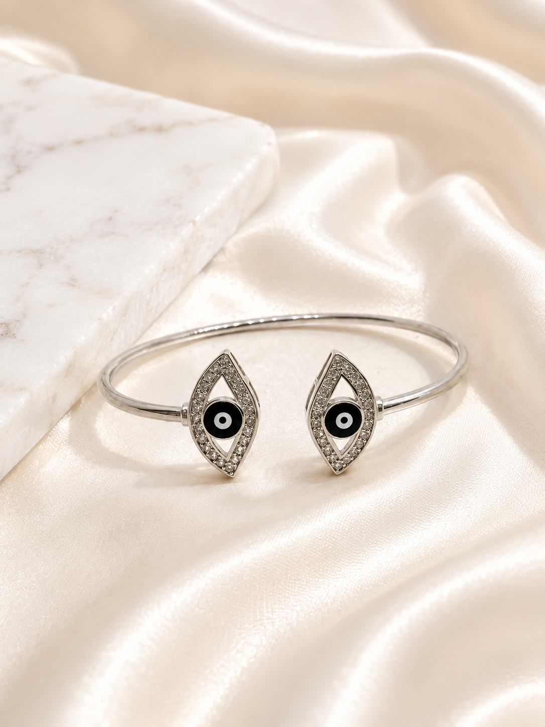 925 Sterling Silver Evil Eye Bracelet | For Her