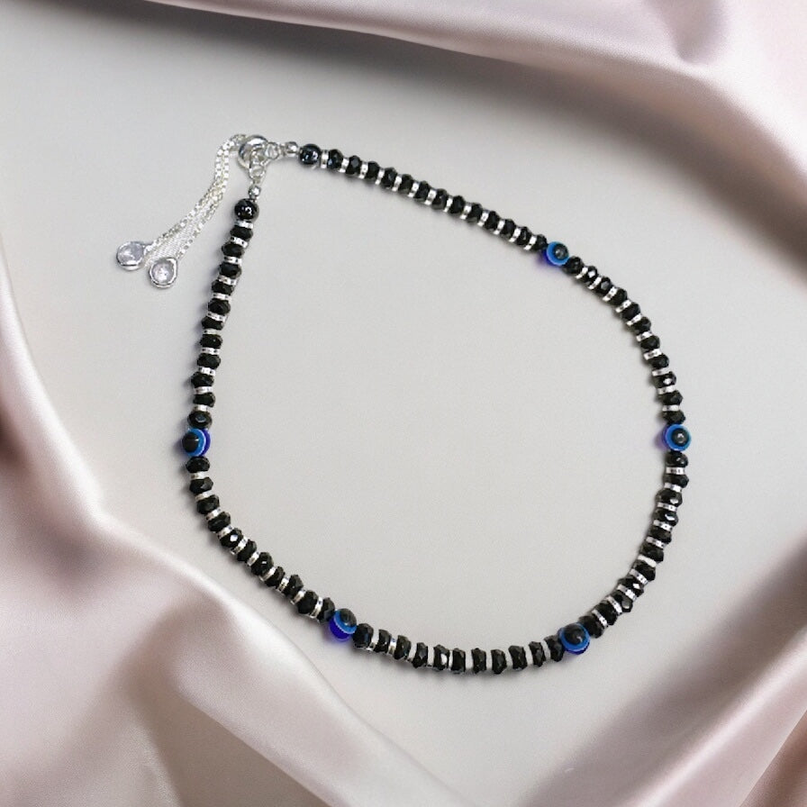 Evil Eye Anklet | Adjustable Style