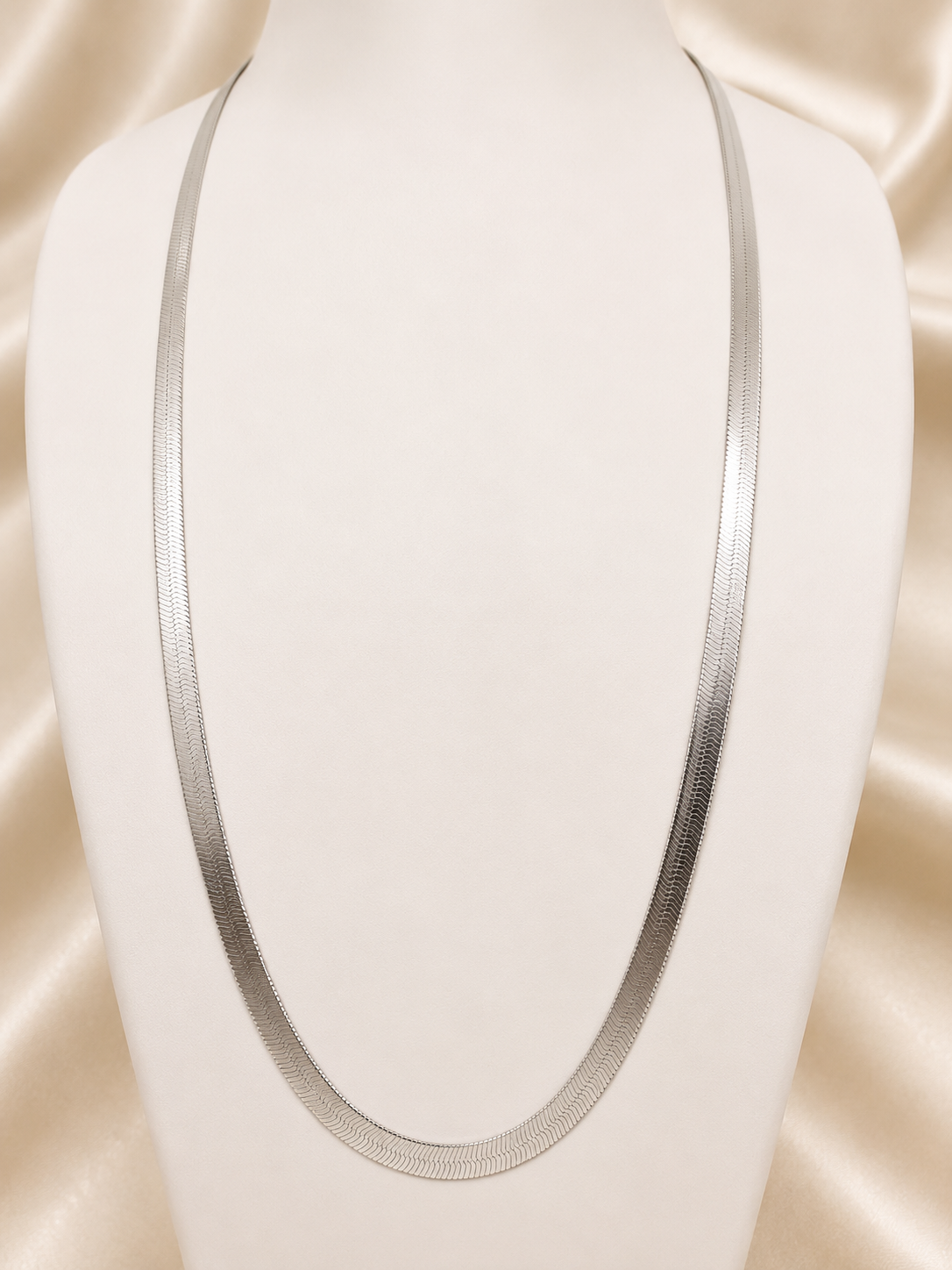 925 Sterling Silver Reversible Classic Snake Chain