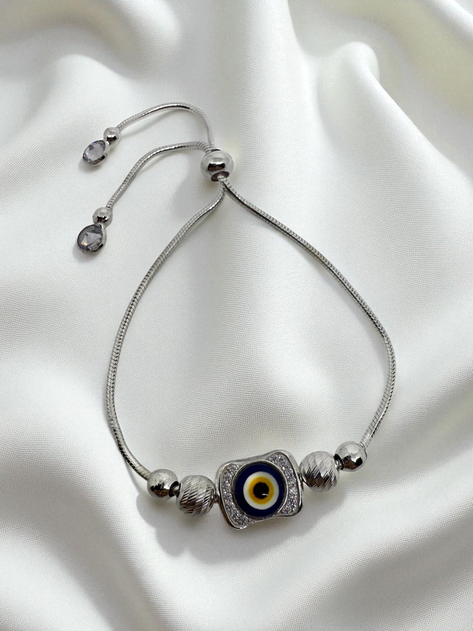 PREMIUM EVIL EYE 925 STERLING SILVER BRACELET | NAZAR IS REAL 🧿