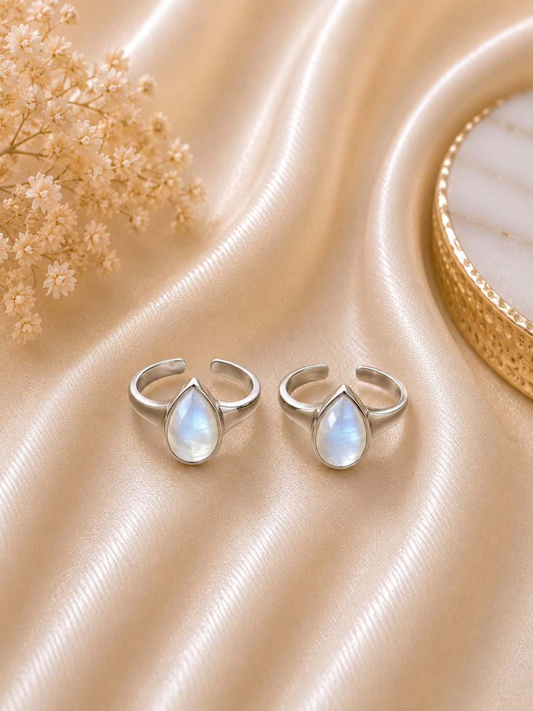 925 Sterling Silver Toe rings (2 rings) | Free size