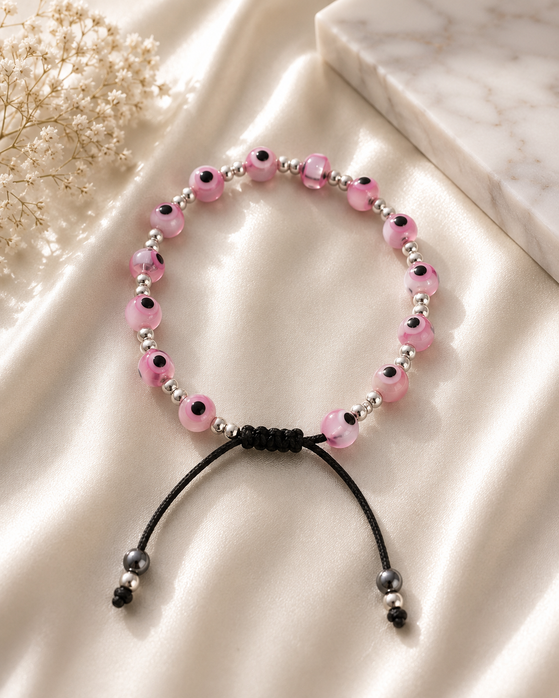 925 Sterling Silver Evil Eye Protection Bracelet | Unisex