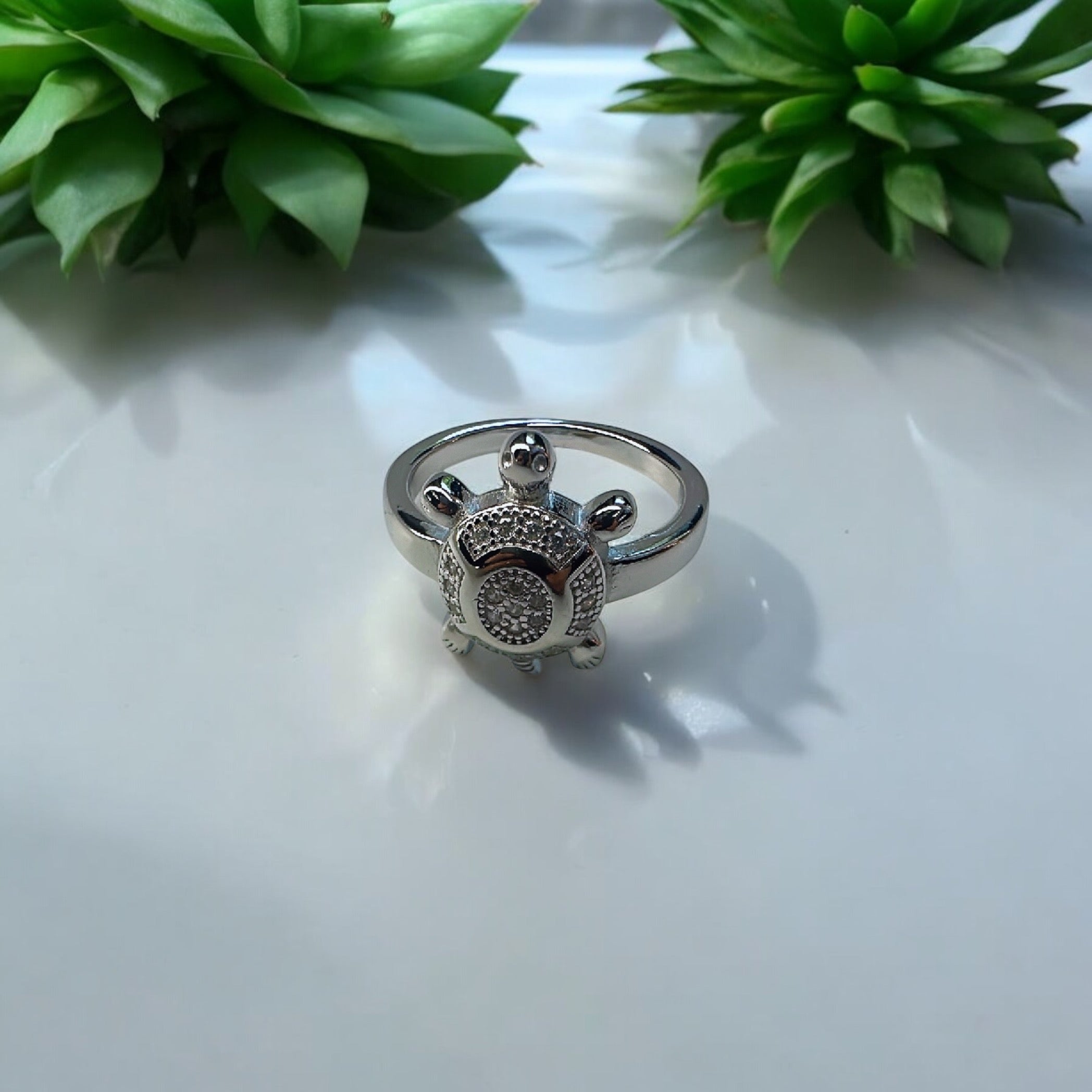 925 Sterling Silver Classic Tortoise Ring