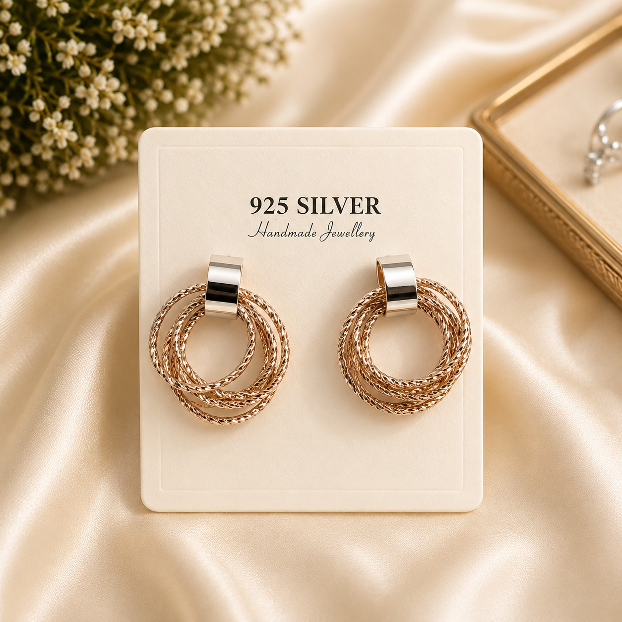 925 Sterling Silver Gloria Hoops