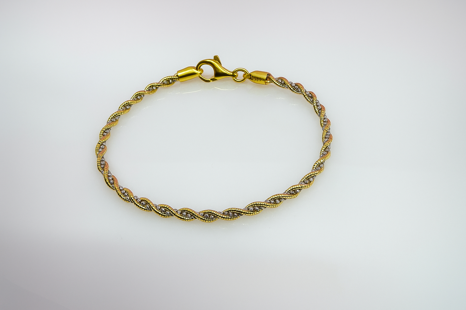 Multi Strand 925 Sterling Silver Italian Weave Bracelet | Twisted Bracelet