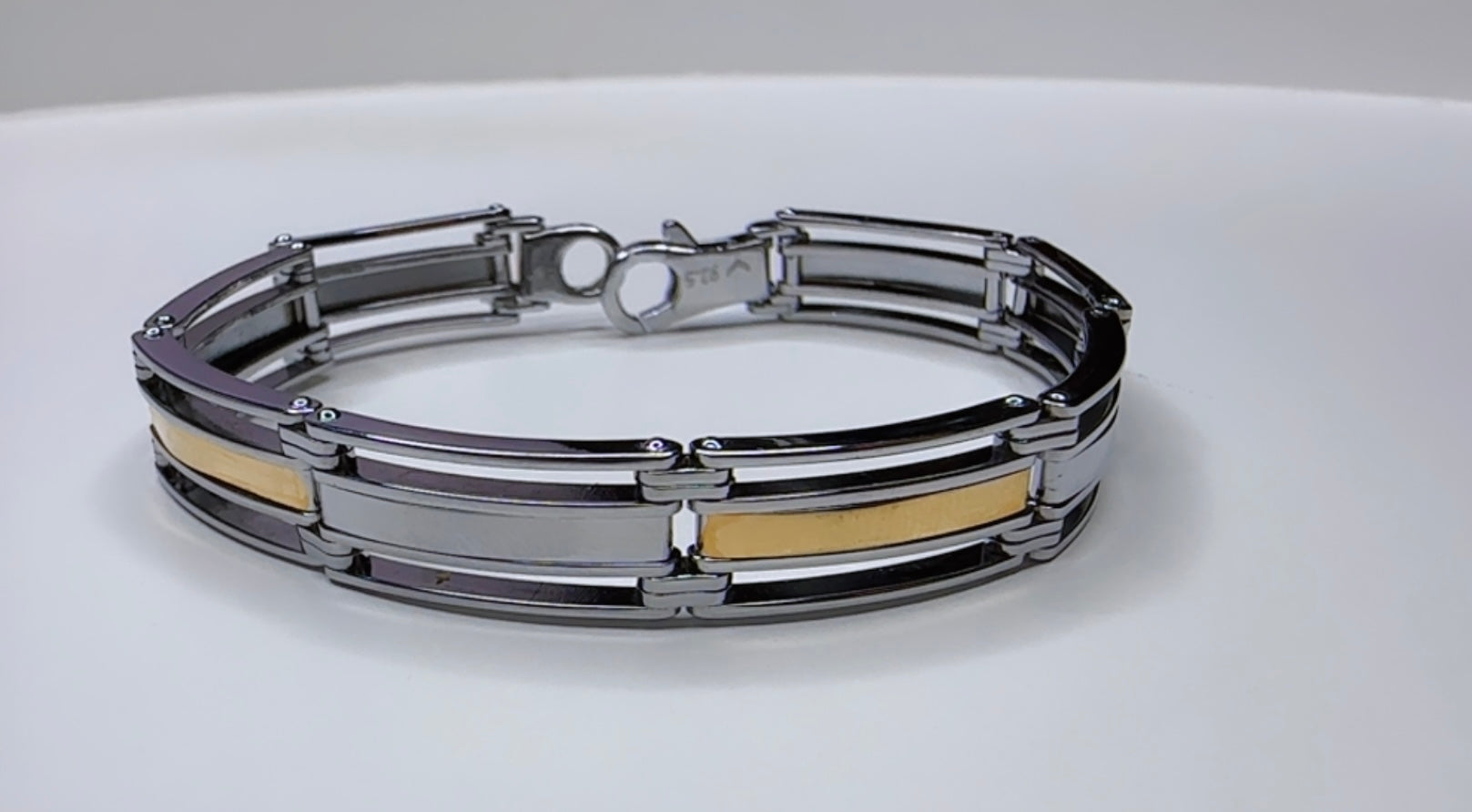 925 Sophisticated Silver Link Men’s Bracelet