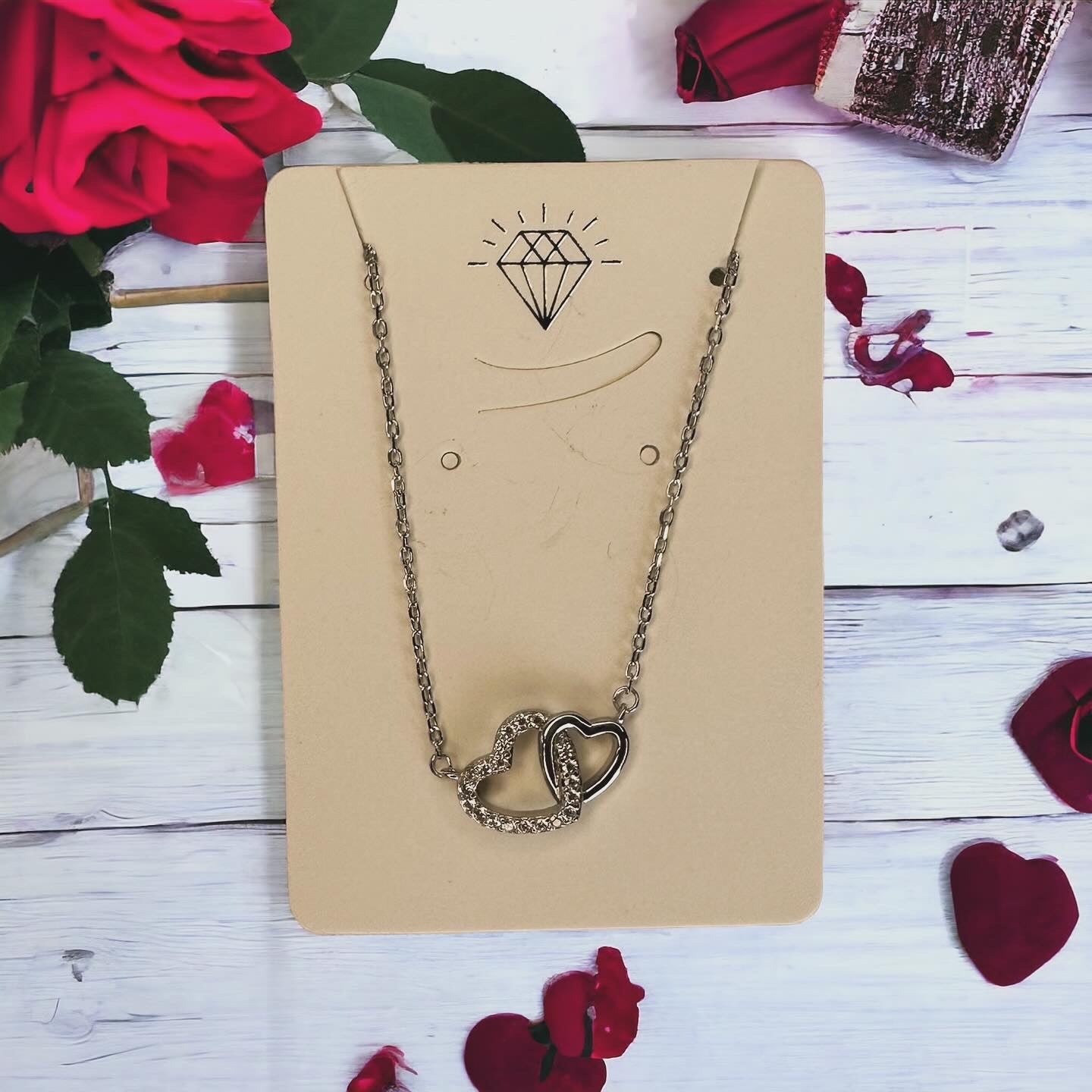 Duet of Love Neckpiece | 925 Sterling Silver