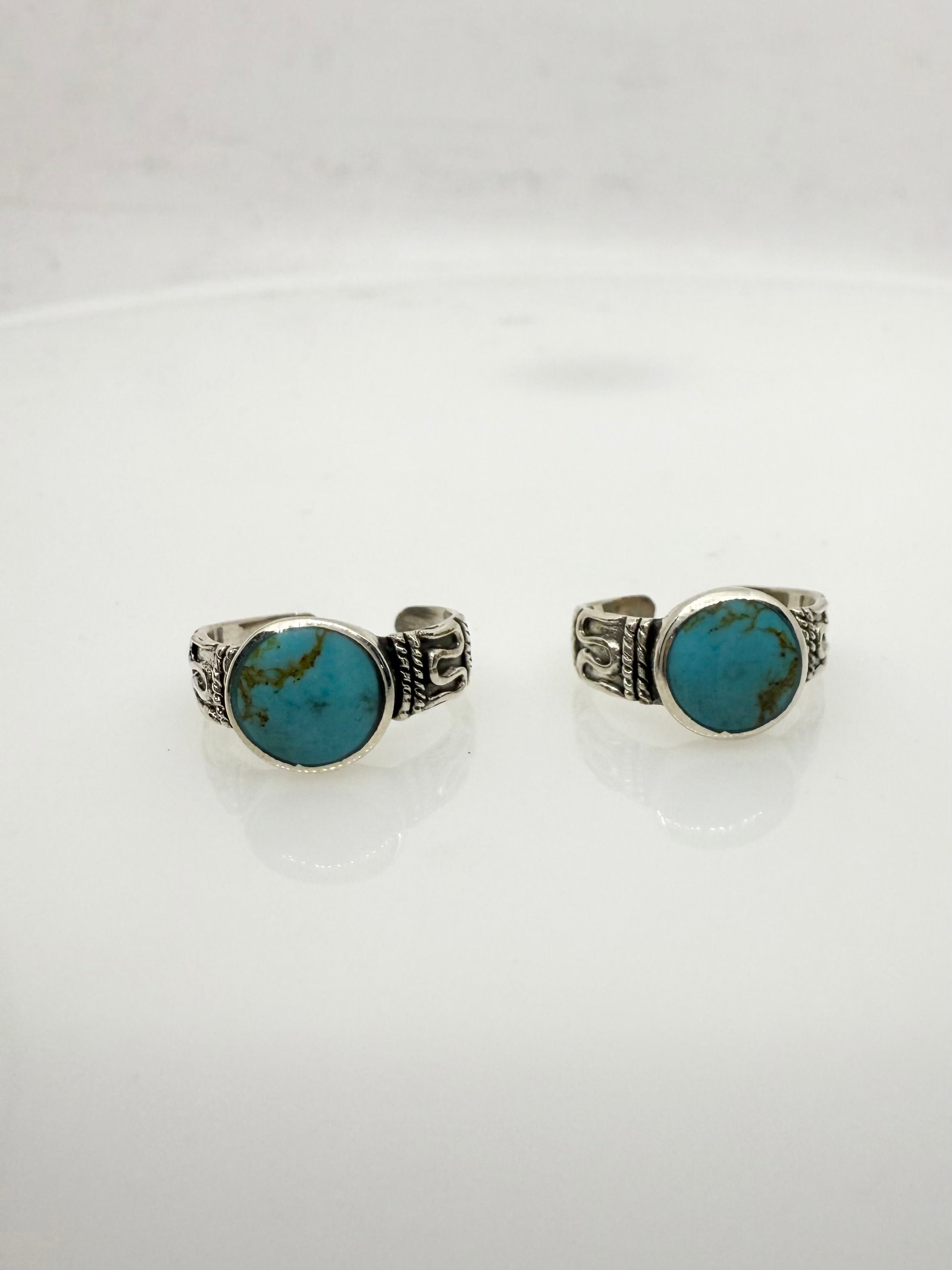 925 Sterling Silver Toe rings (2 rings) | Free Size