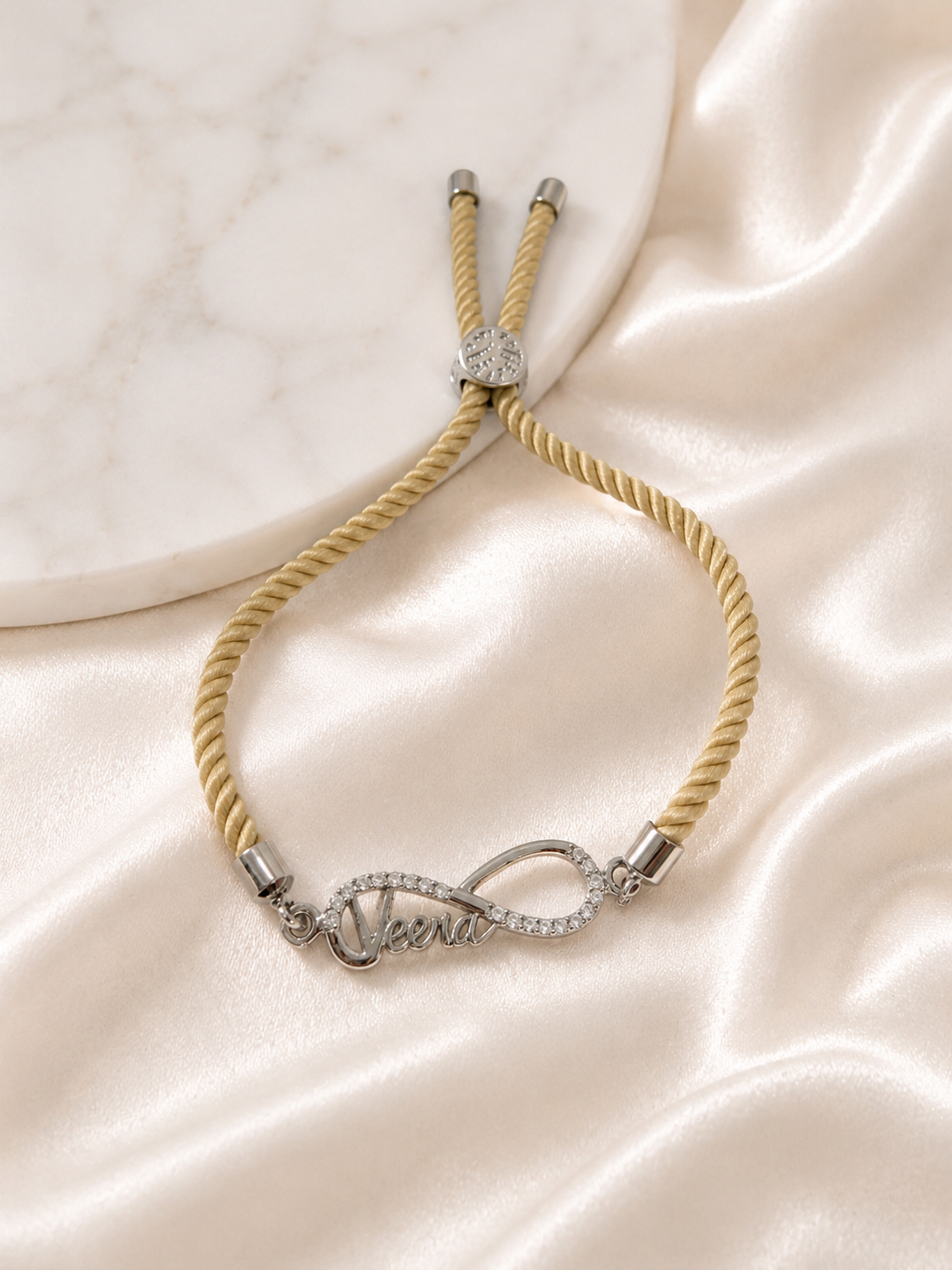 925 Sterling Silver Adjustable Thread Rakhi
