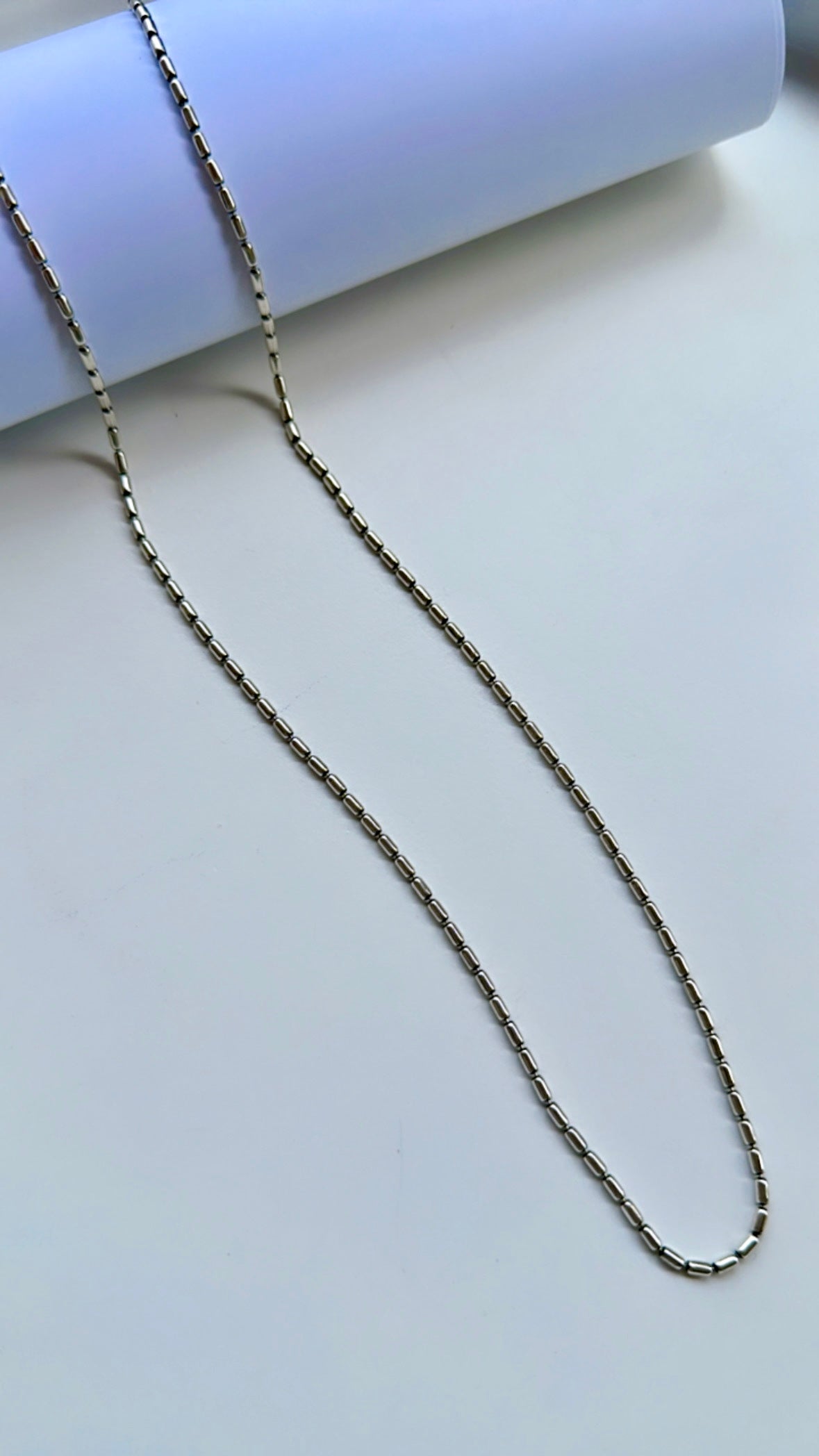 925 Sterling Silver Box Men’s Chain