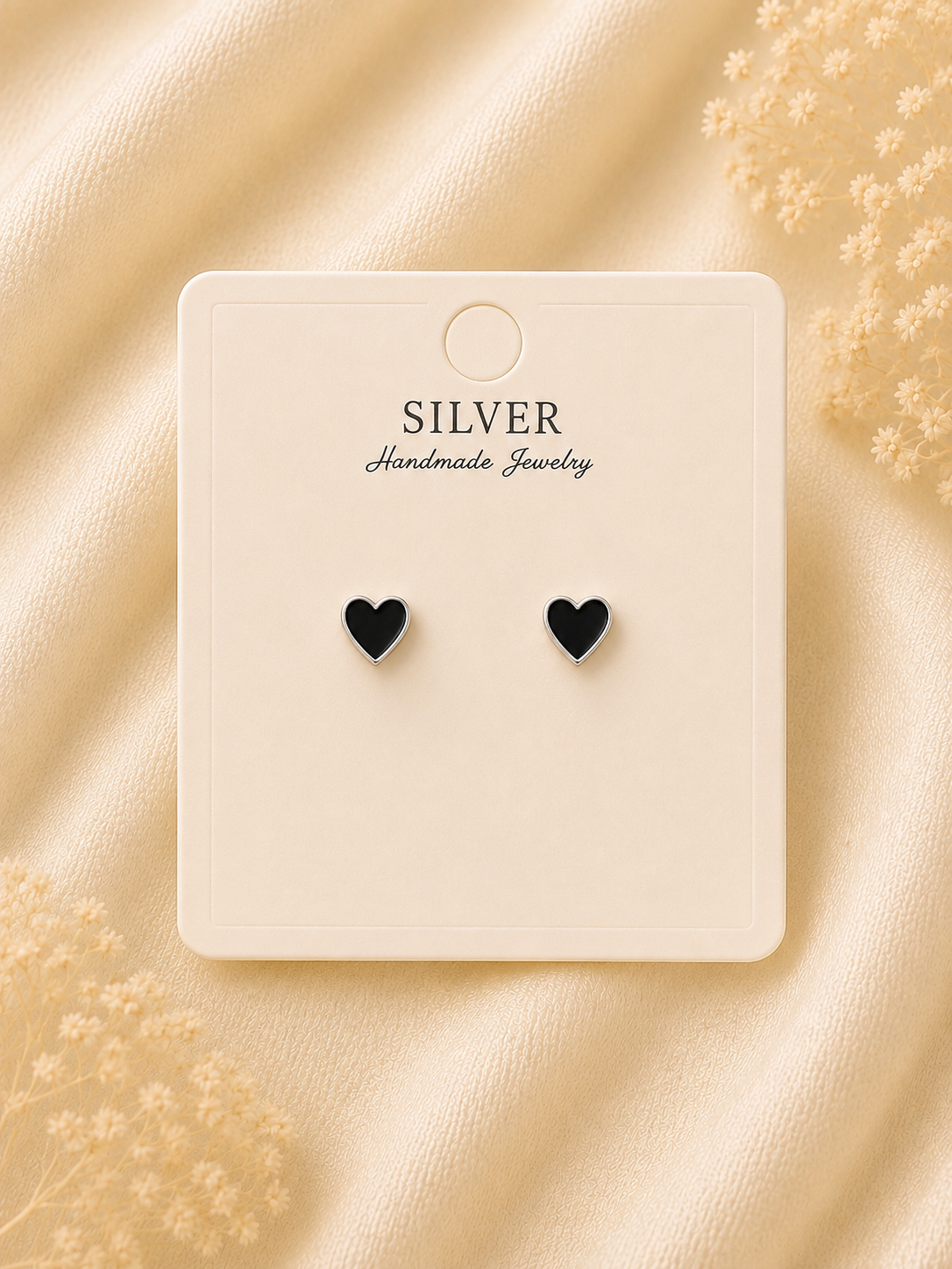 925 Sterling Silver Tiny Heart Earring | Piercing Stud