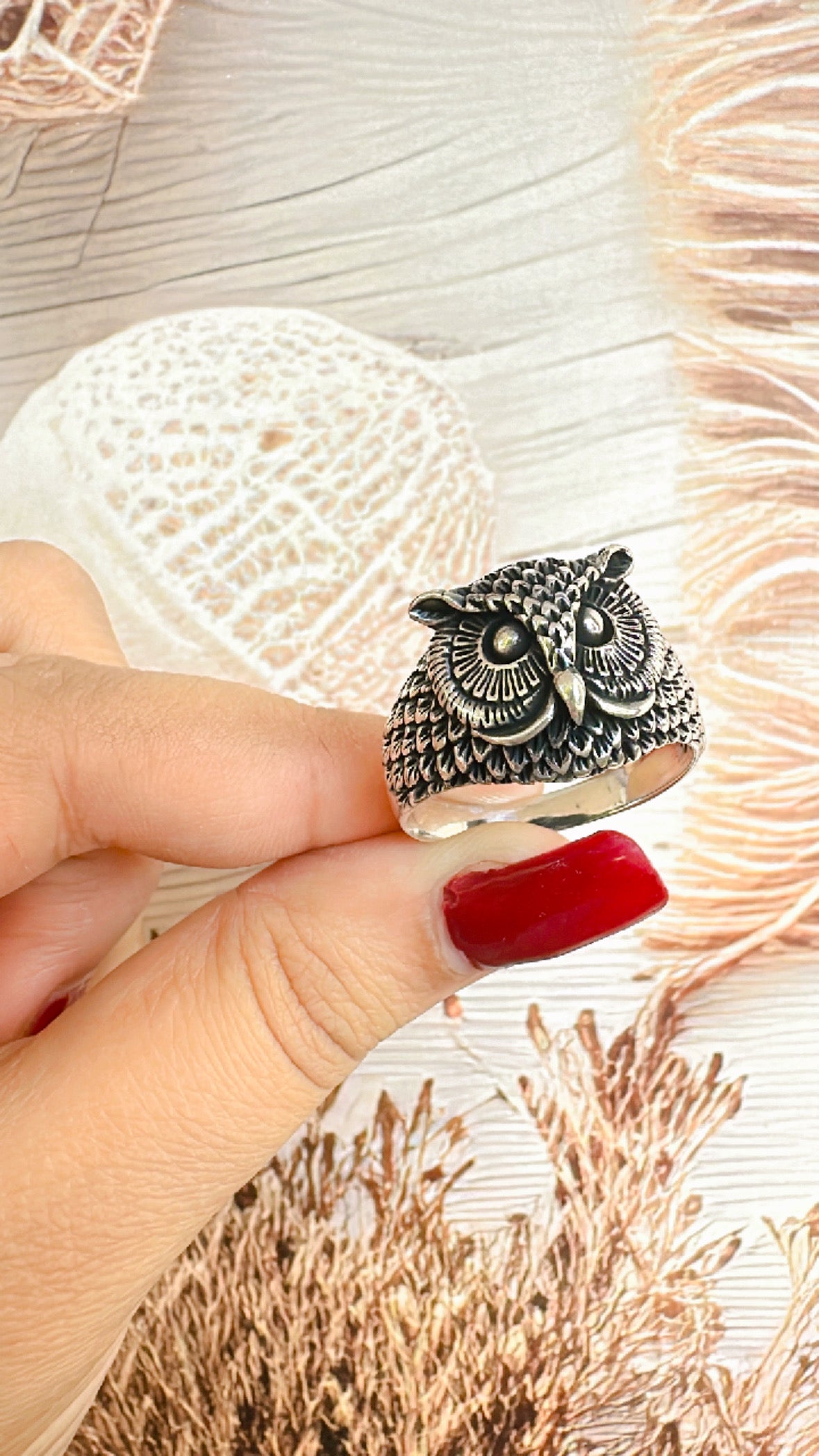 925 Sterling Silver Ring for Men | Hoot Crest