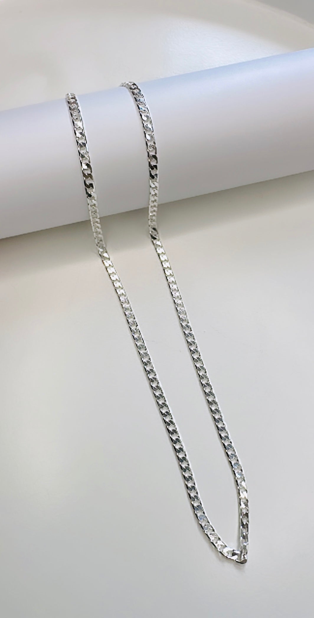 925 STERLING SILVER ONYX BLADE MEN’S CHAIN