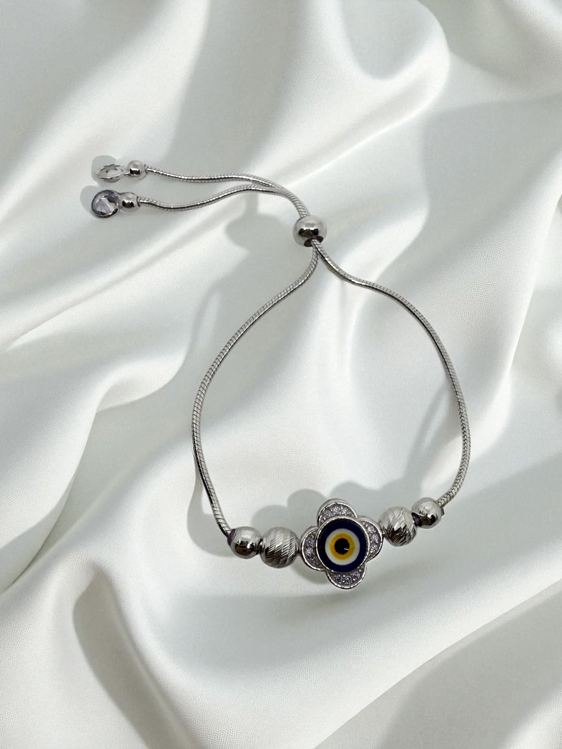 PREMIUM EVIL EYE 925 STERLING SILVER BRACELET | NAZAR IS REAL 🧿