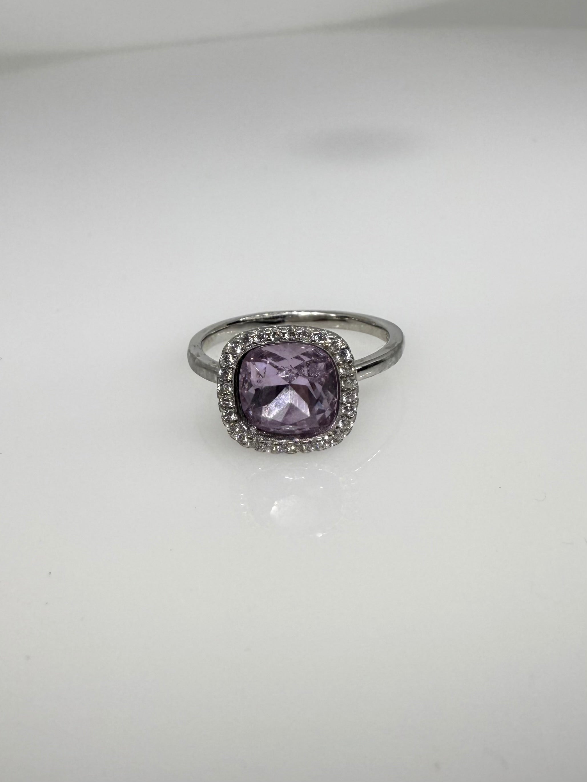 925 Sterling Silver Lilac Glow Women Ring