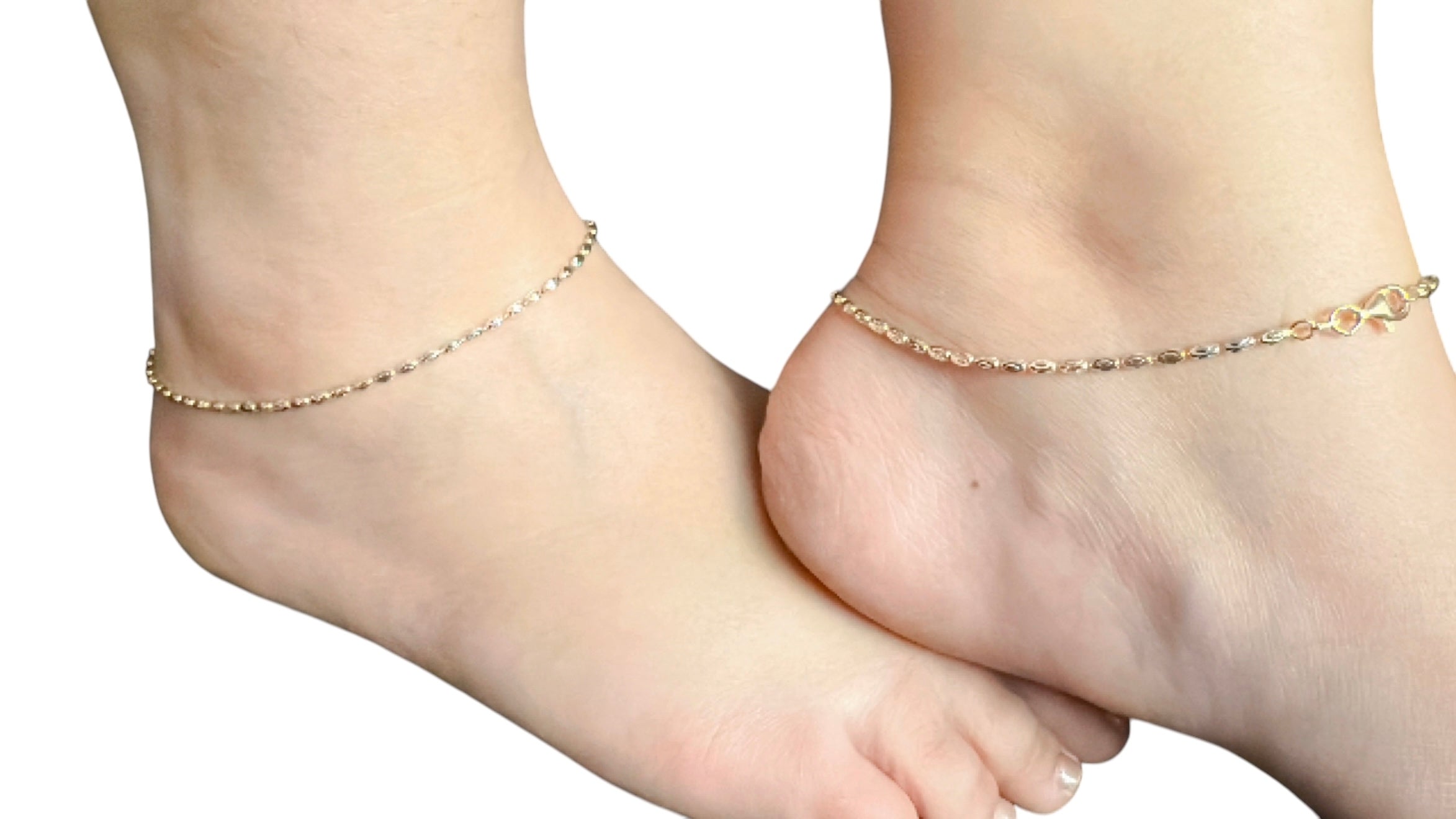 Gold Luxe 925 Sterling Silver Anklets