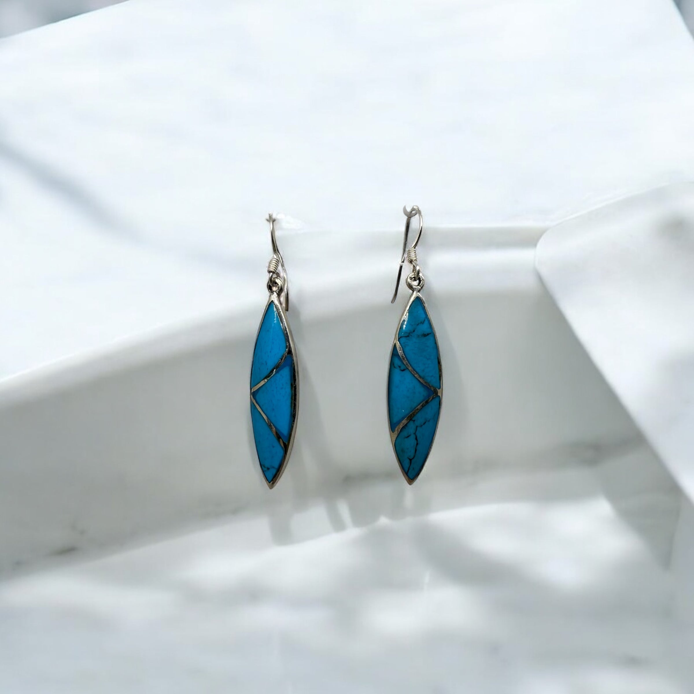 925 Sterling Silver Frost Leaf Earrings | Studs
