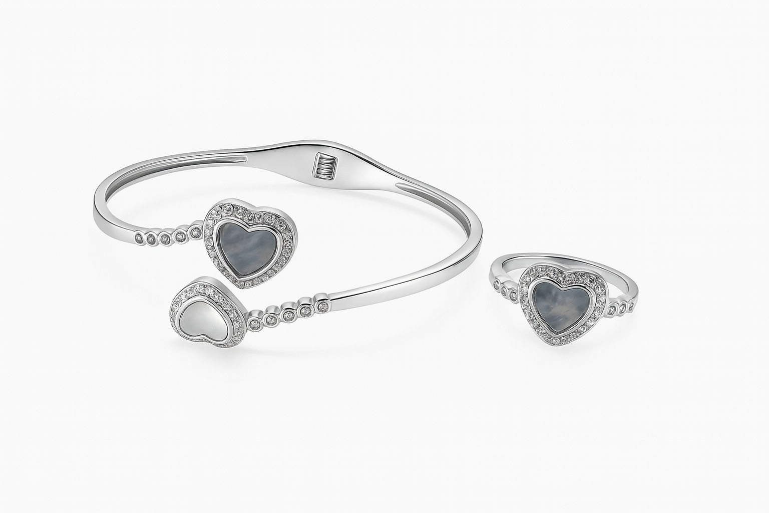 925 STERLING SILVER RING BRACELET COMBO | FOR HER