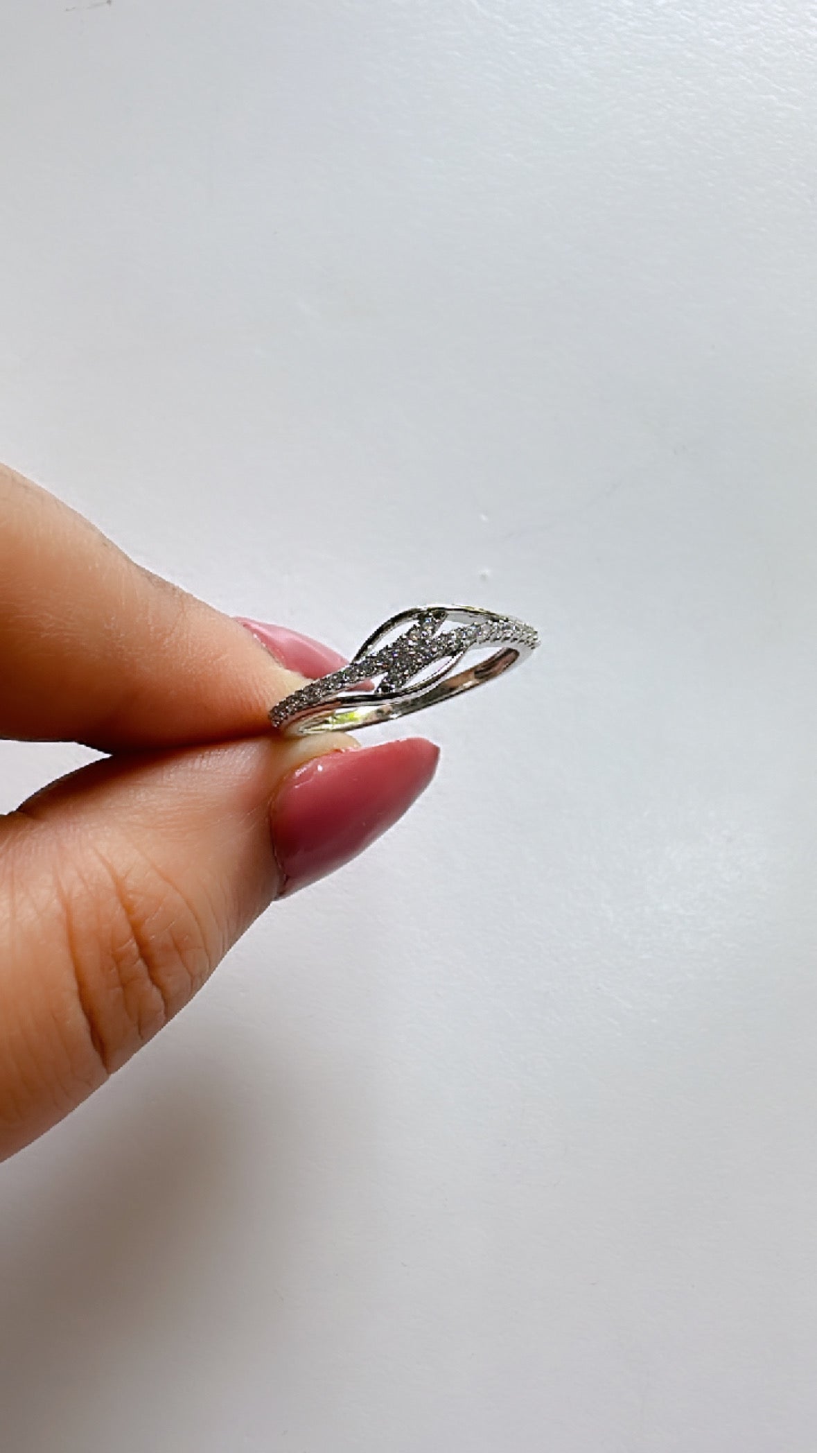 925 Sterling Silver Lily Minimalist Women Ring