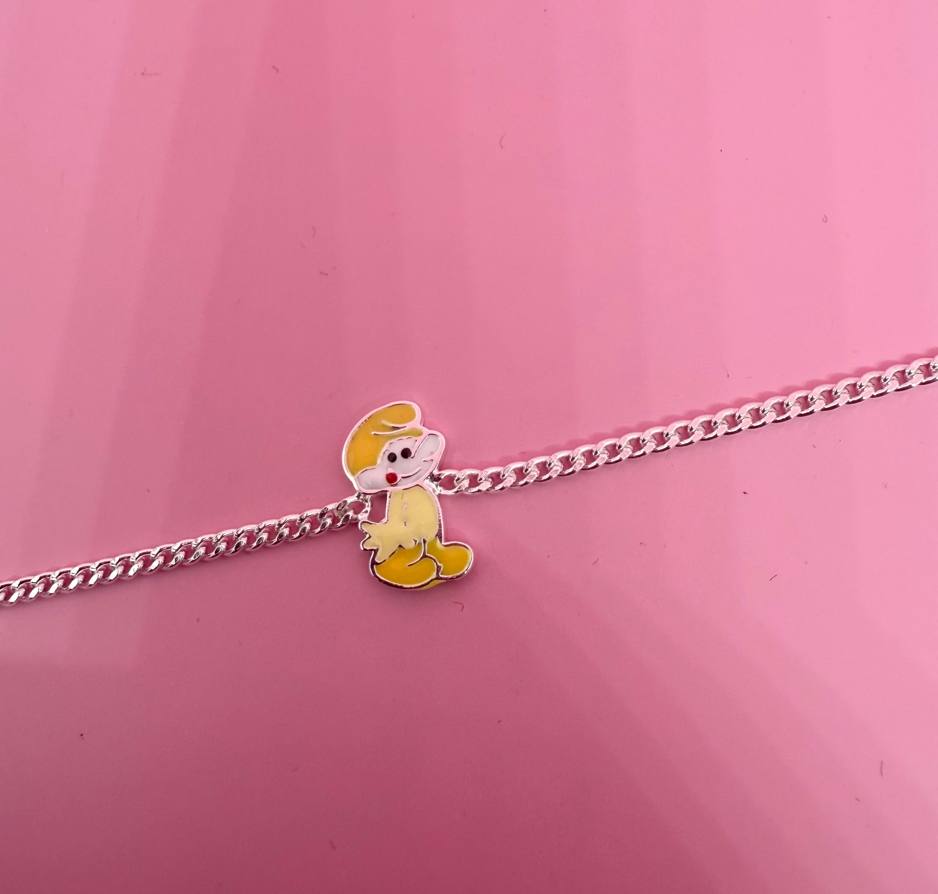 925 Sterling Silver Cartoon Bracelet | For kids
