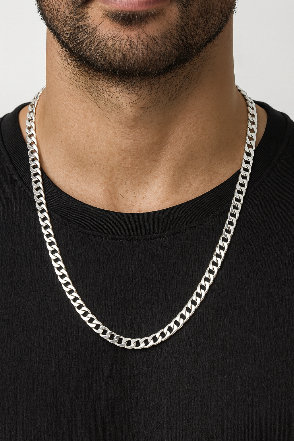 925 STERLING SILVER REGAL FIGARO MEN’S CHAIN