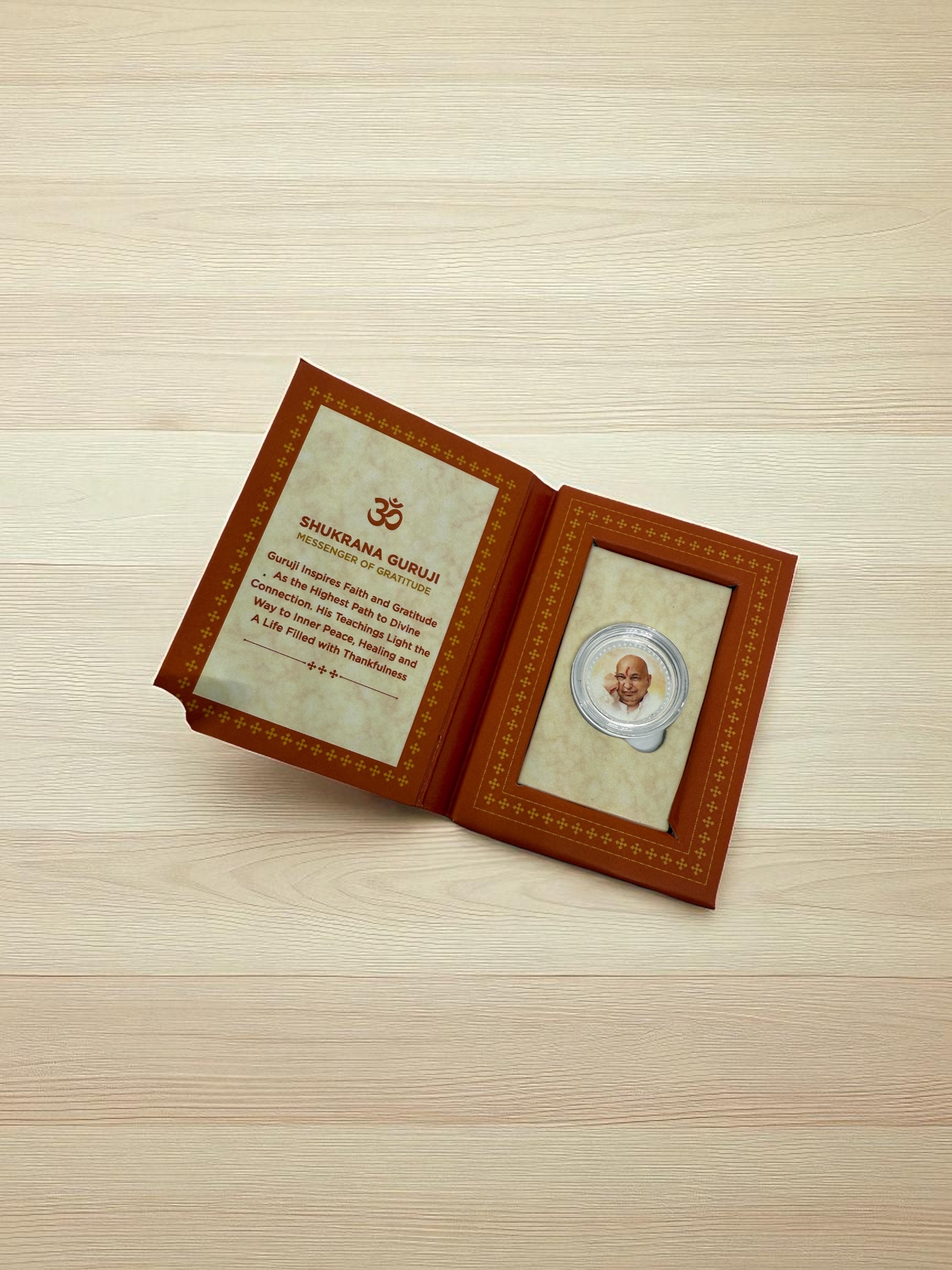 SHUKRANA GURU JI | JAI GURU JI 999 SILVER ROUND SHAPE 1 GM COIN | 999 PURITY SILVER COIN | FESTIVE COIN GIFTING