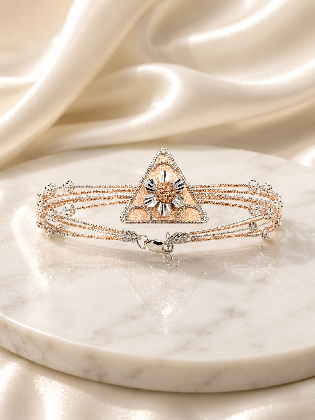 925 Sterling Silver Blossom Bracelet