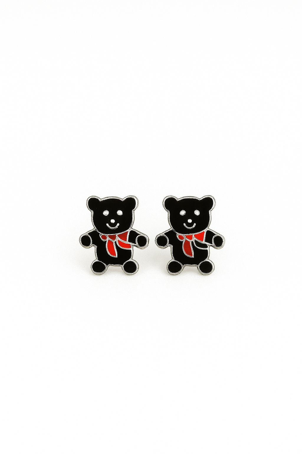 925 Sterling Silver Teddy Kid’s Earrings