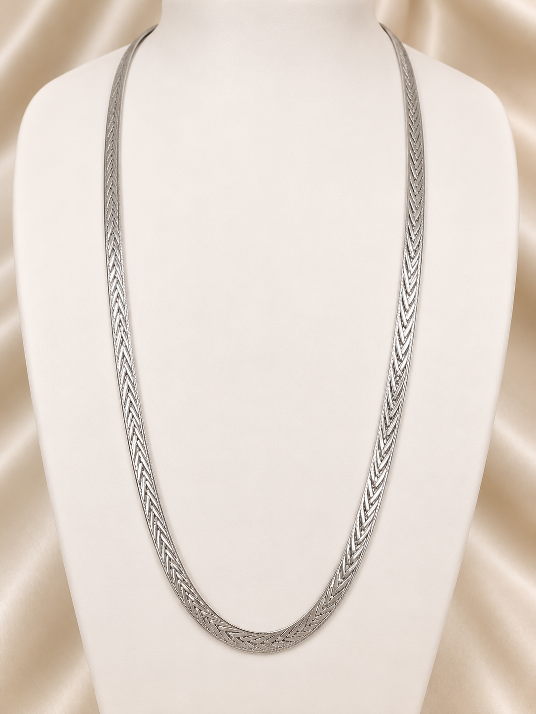 925 Sterling Silver Reversible Classic Snake Chain