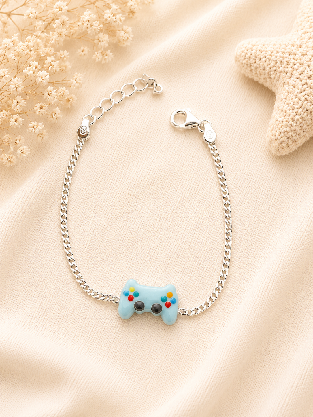 925 STERLING SILVER GAMER BRACELET | KID’S BRACELET | KID’S RAKHI
