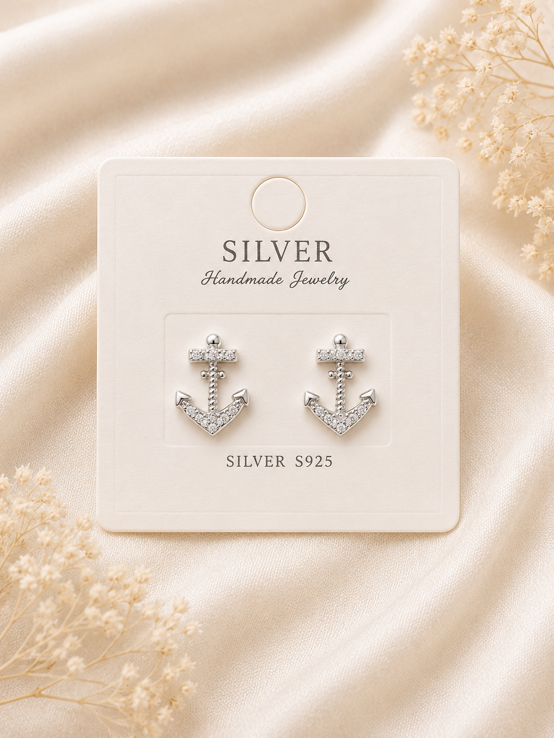 925 Sterling Silver Sail Earrings