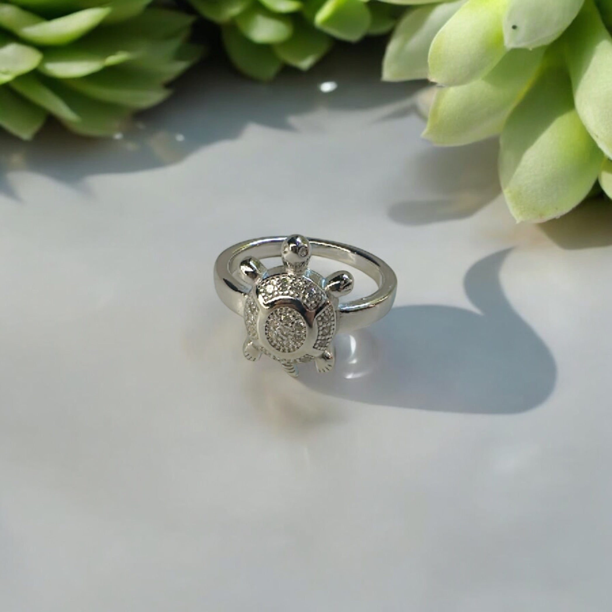 925 Sterling Silver Classic Tortoise Ring