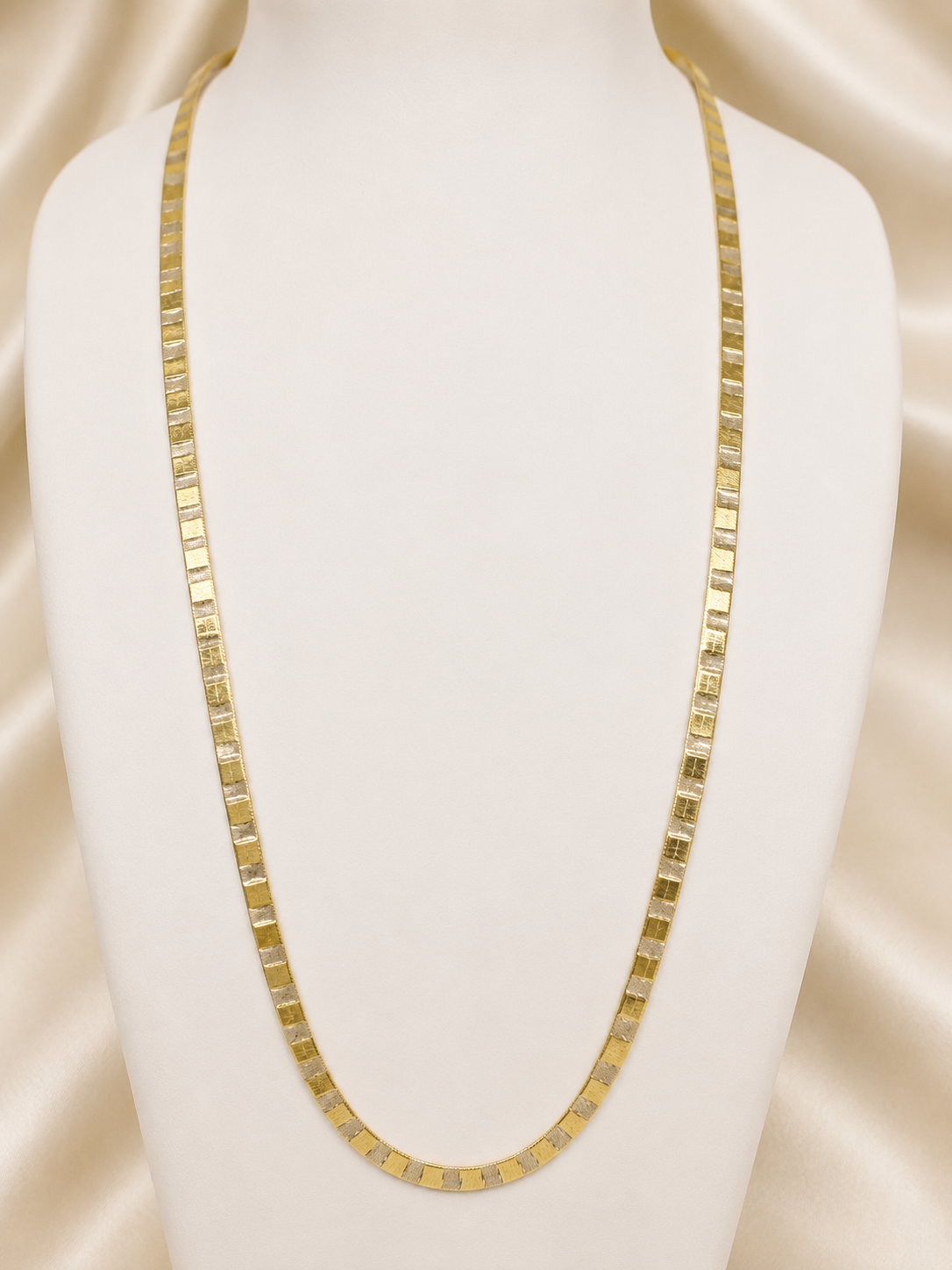925 Sterling Silver Gold Finish Snake Chain
